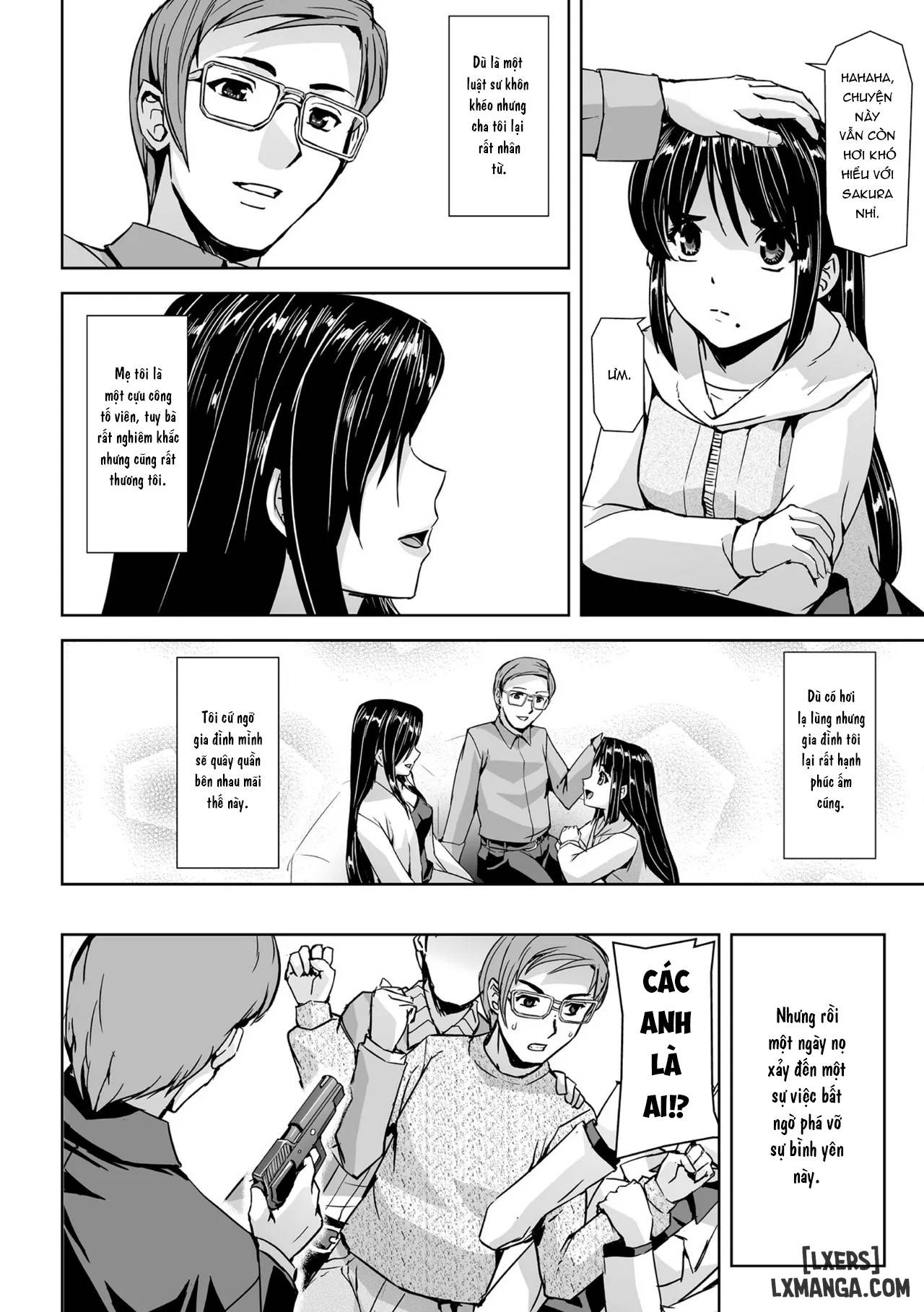 HentaiVN.net - Ảnh 5 - Torawareta Bishoujo Sousakan Kamishiro Sakura - Chap 1