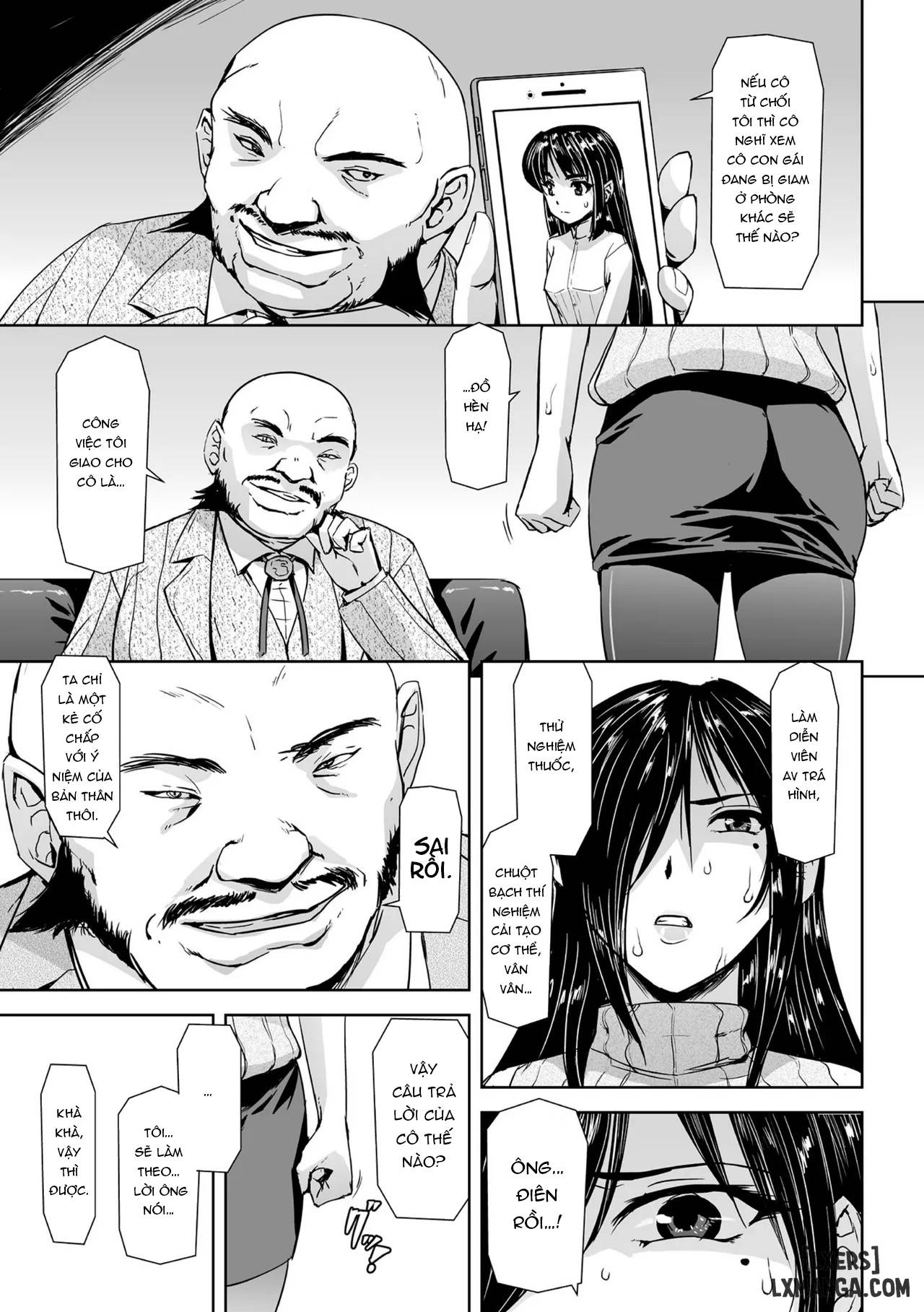 HentaiVN.net - Ảnh 8 - Torawareta Bishoujo Sousakan Kamishiro Sakura - Chap 1
