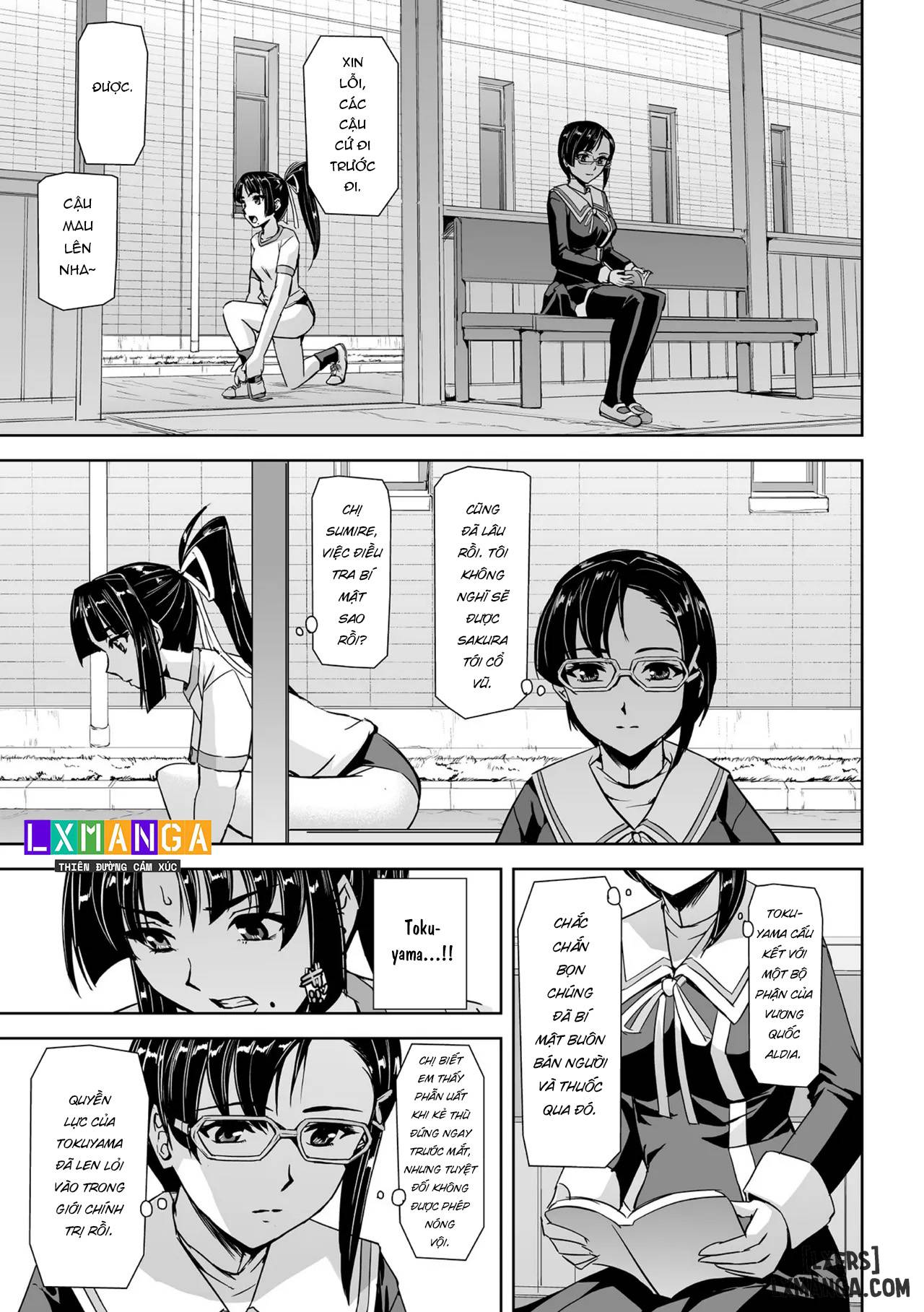 HentaiVN.net - Ảnh 11 - Torawareta Bishoujo Sousakan Kamishiro Sakura - Chap 2