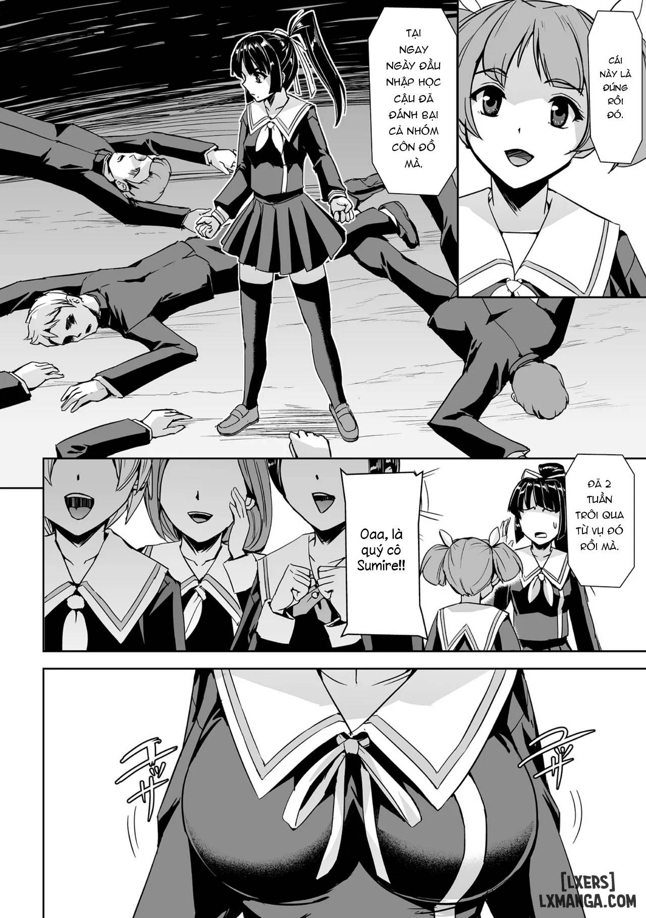 HentaiVN.net - Ảnh 4 - Torawareta Bishoujo Sousakan Kamishiro Sakura - Chap 2