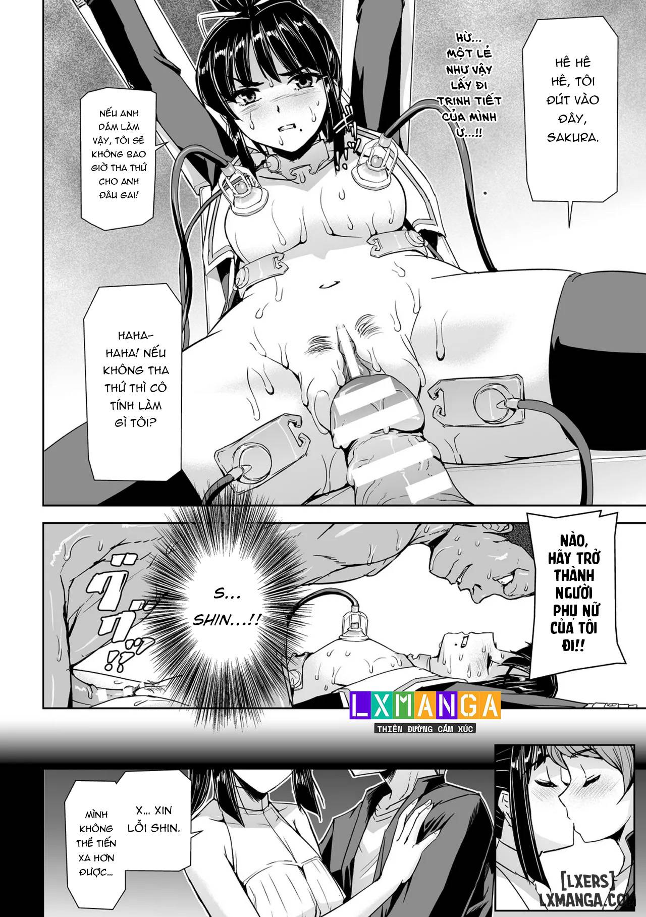 HentaiVN.net - Ảnh 24 - Torawareta Bishoujo Sousakan Kamishiro Sakura - Chap 3 + 4