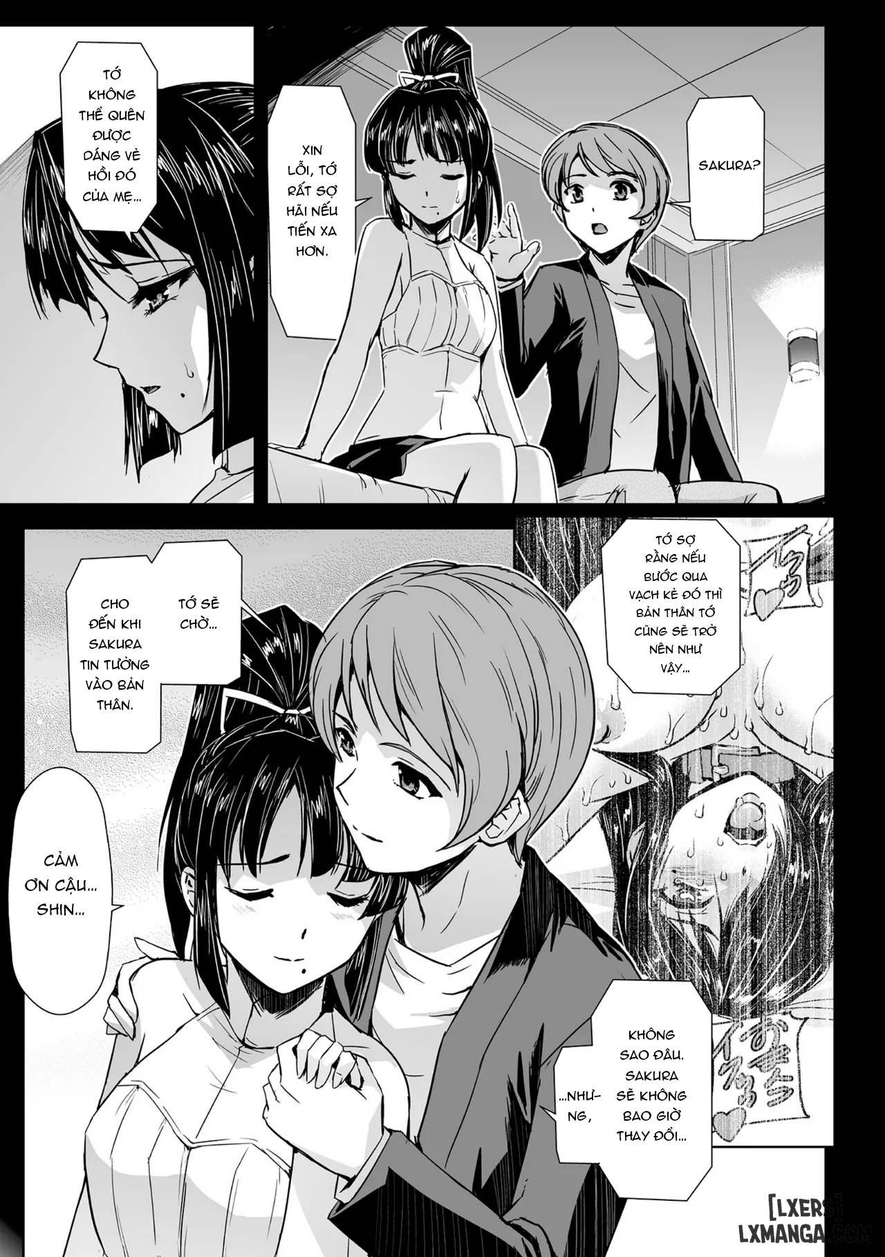 HentaiVN.net - Ảnh 25 - Torawareta Bishoujo Sousakan Kamishiro Sakura - Chap 3 + 4
