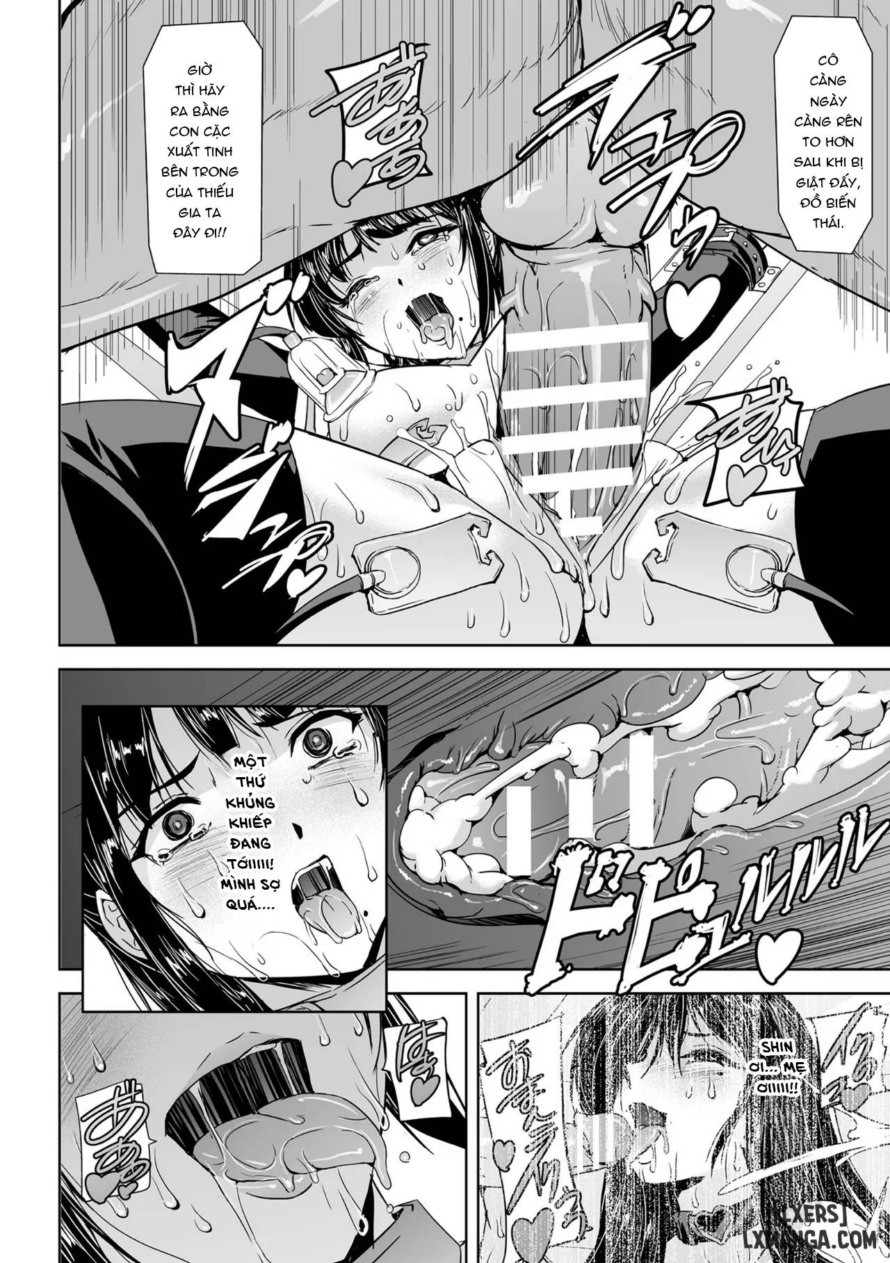 HentaiVN.net - Ảnh 34 - Torawareta Bishoujo Sousakan Kamishiro Sakura - Chap 3 + 4