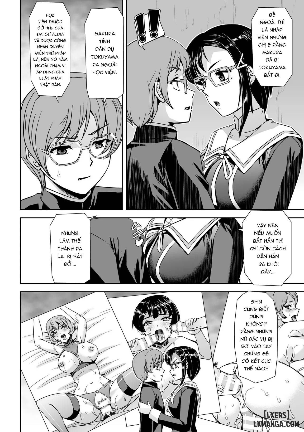 HentaiVN.net - Ảnh 4 - Torawareta Bishoujo Sousakan Kamishiro Sakura - Chap 3 + 4