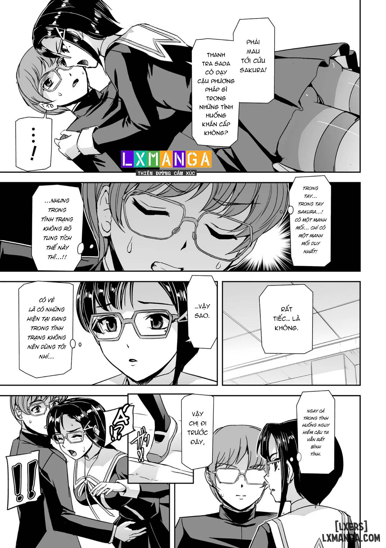 HentaiVN.net - Ảnh 5 - Torawareta Bishoujo Sousakan Kamishiro Sakura - Chap 3 + 4