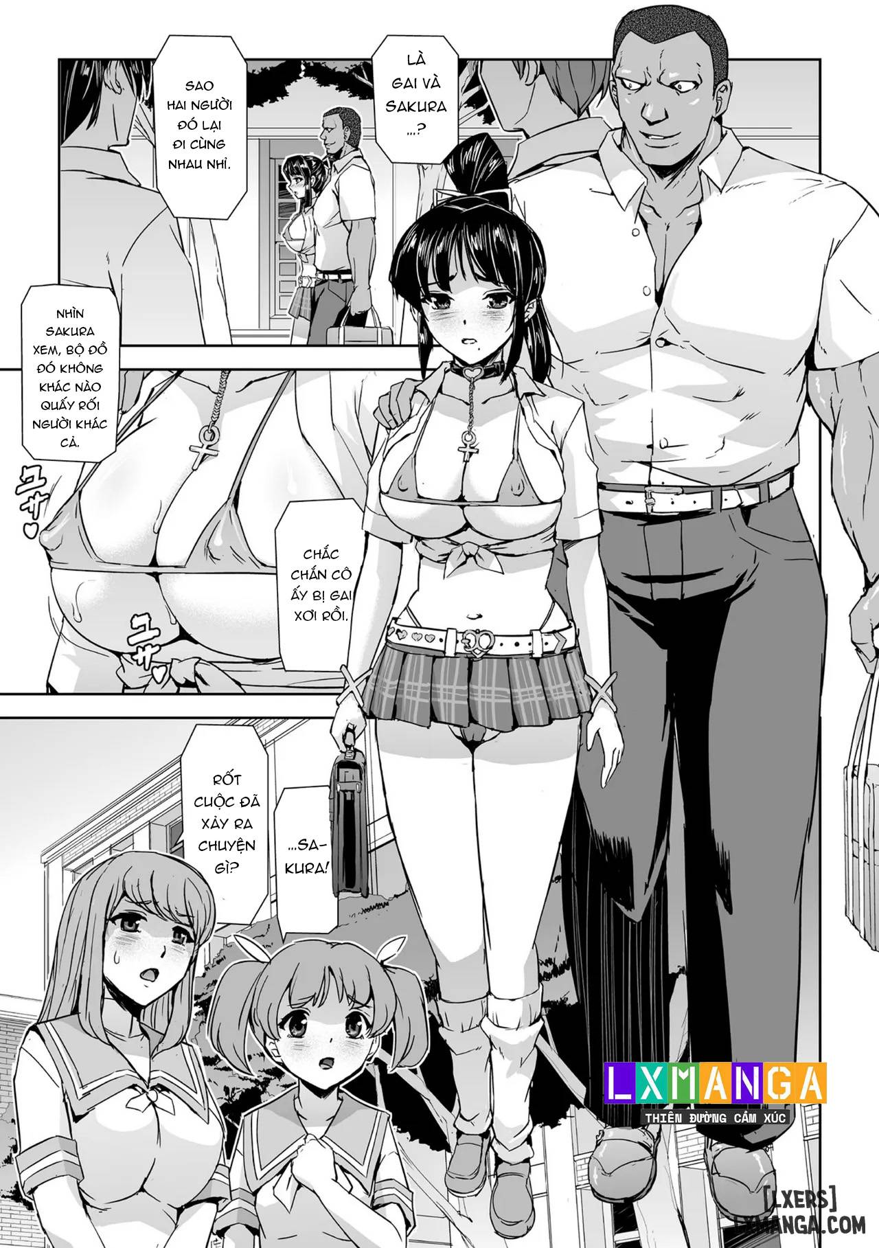 HentaiVN.net - Ảnh 63 - Torawareta Bishoujo Sousakan Kamishiro Sakura - Chap 3 + 4