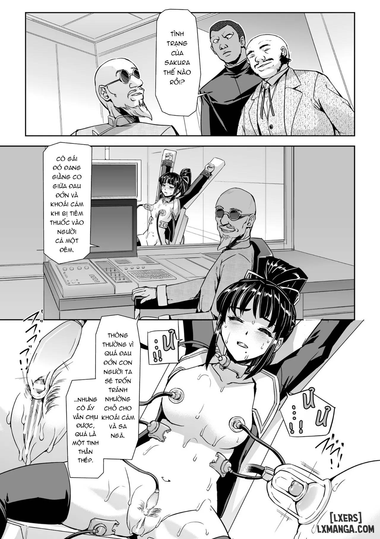 HentaiVN.net - Ảnh 7 - Torawareta Bishoujo Sousakan Kamishiro Sakura - Chap 3 + 4