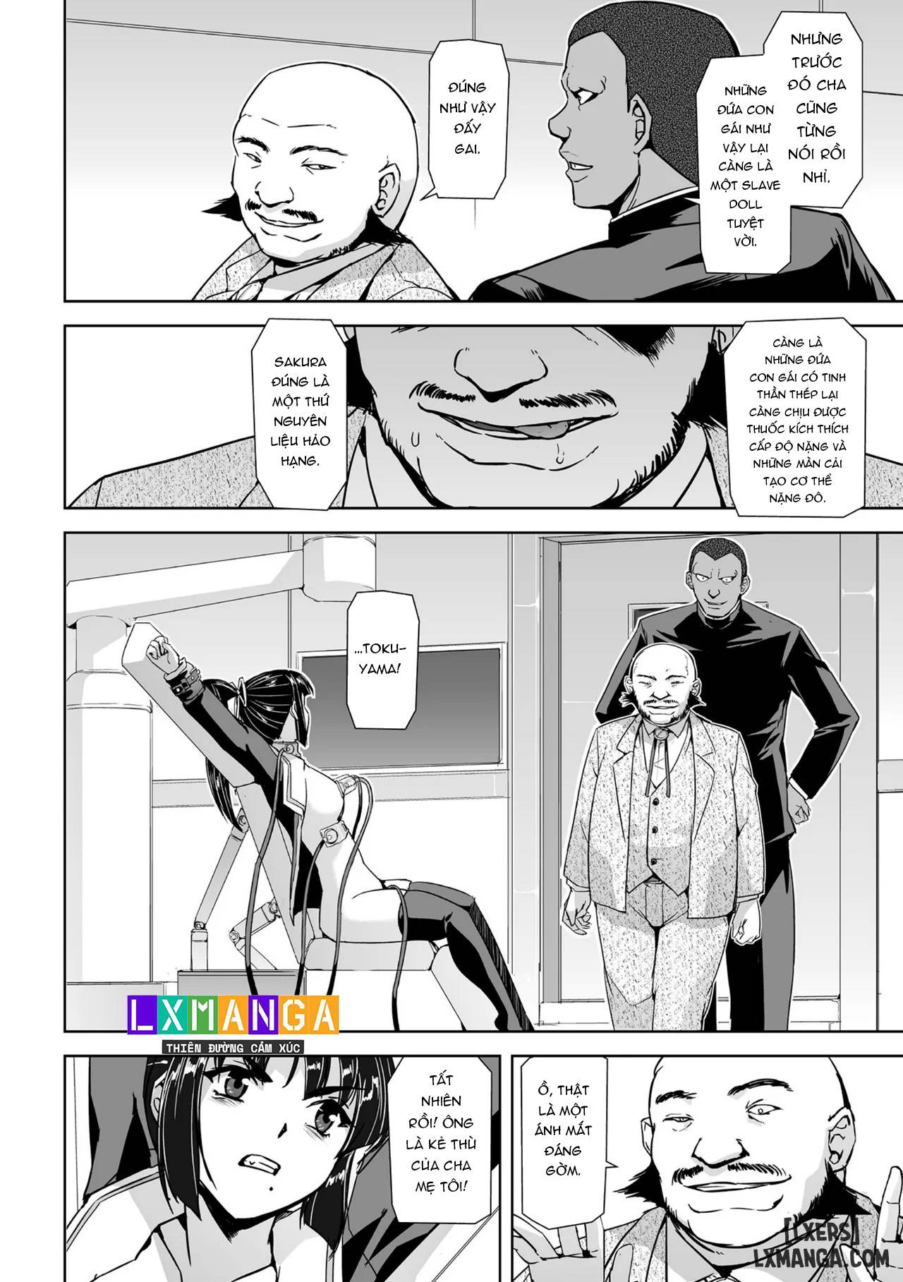 HentaiVN.net - Ảnh 8 - Torawareta Bishoujo Sousakan Kamishiro Sakura - Chap 3 + 4