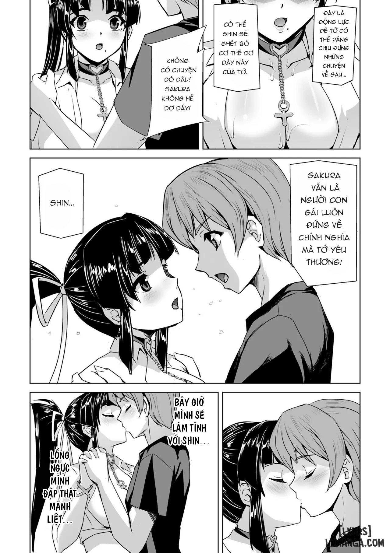 HentaiVN.net - Ảnh 10 - Torawareta Bishoujo Sousakan Kamishiro Sakura - Chap 5 + 6 + 7: End.