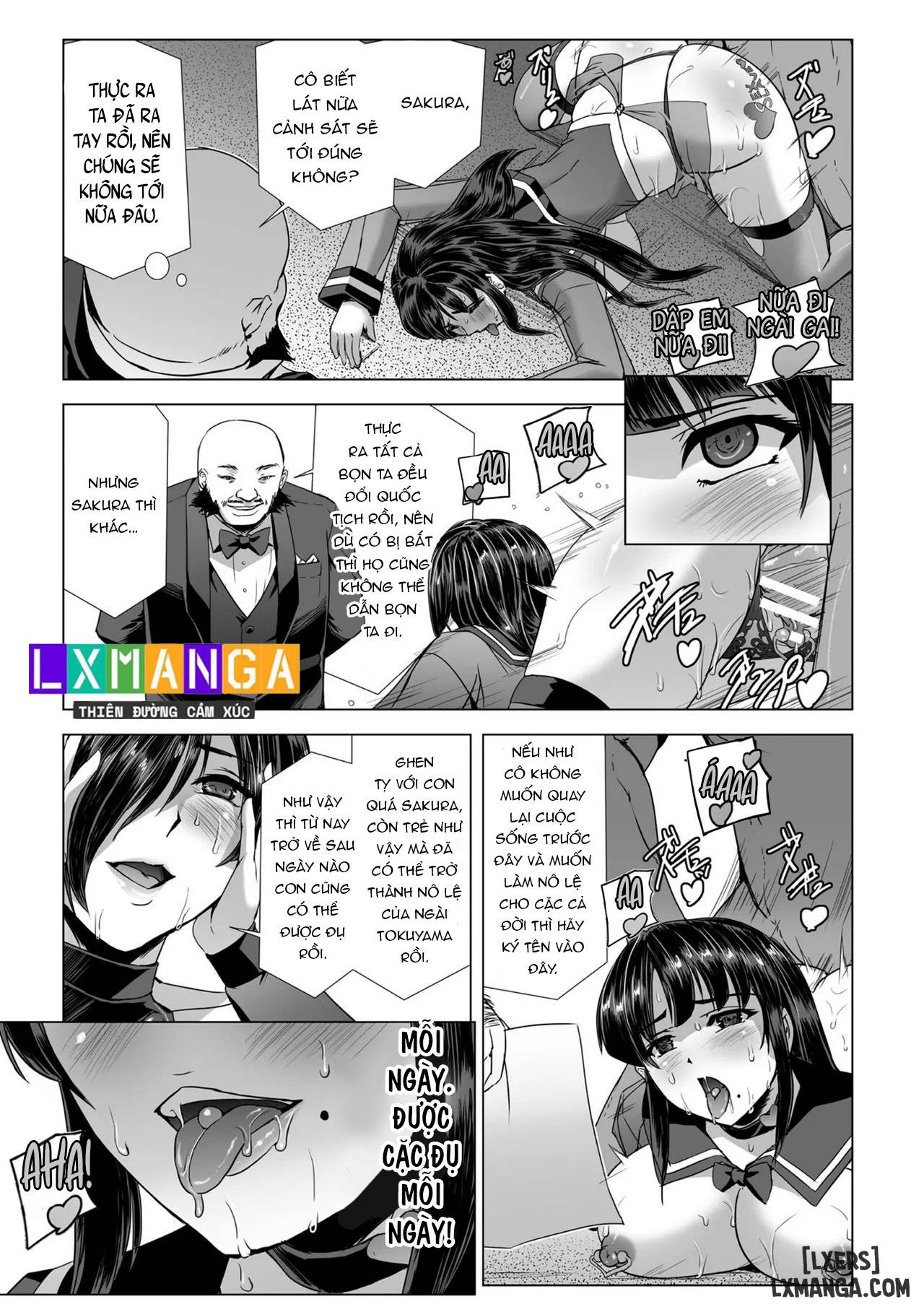 HentaiVN.net - Ảnh 65 - Torawareta Bishoujo Sousakan Kamishiro Sakura - Chap 5 + 6 + 7: End.