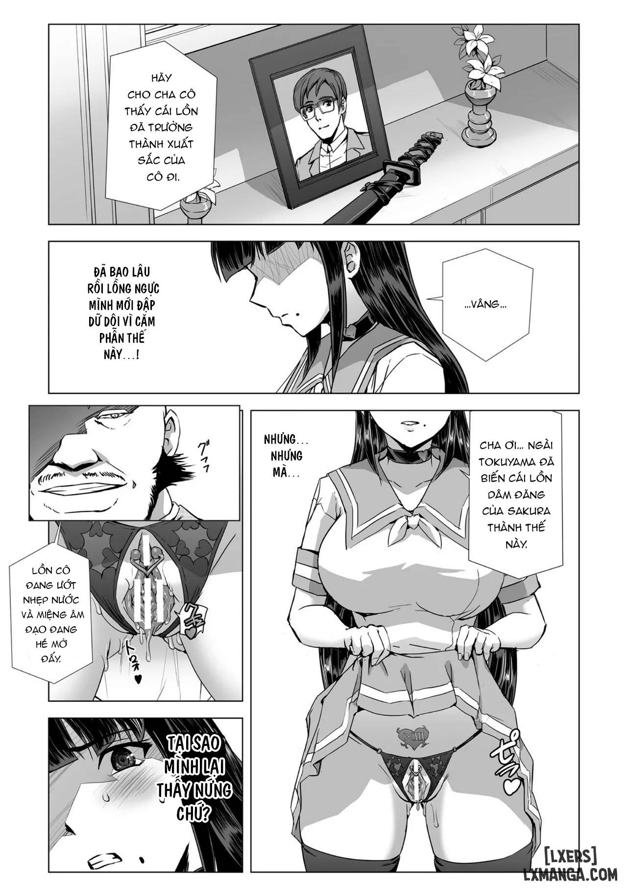 HentaiVN.net - Ảnh 83 - Torawareta Bishoujo Sousakan Kamishiro Sakura - Chap 5 + 6 + 7: End.