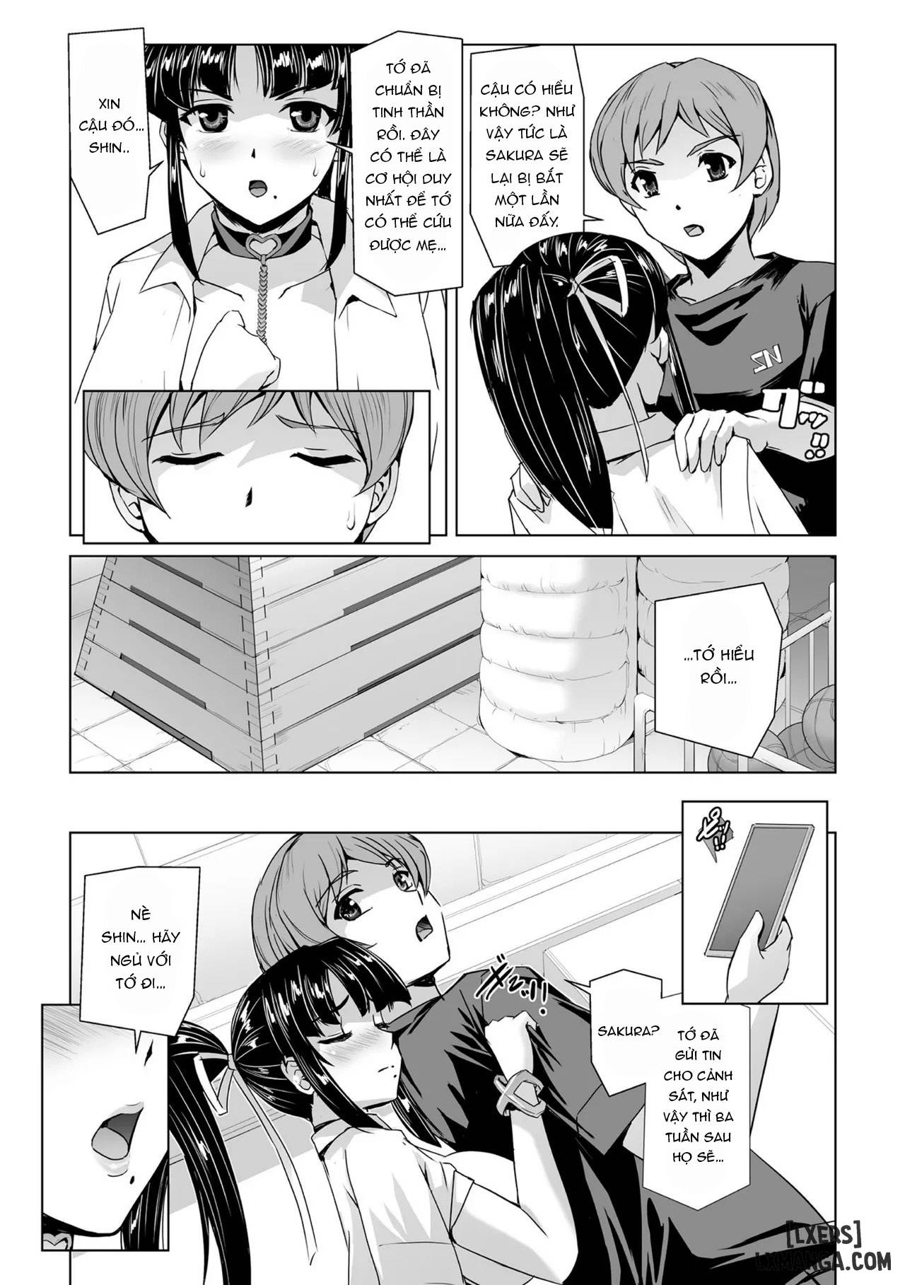 HentaiVN.net - Ảnh 9 - Torawareta Bishoujo Sousakan Kamishiro Sakura - Chap 5 + 6 + 7: End.