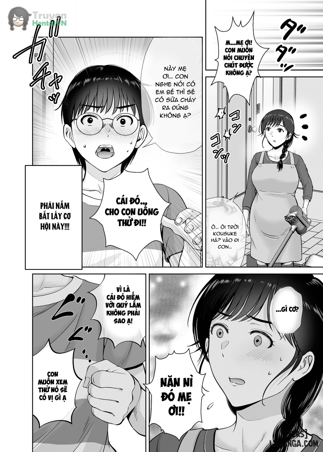 HentaiVN.net - Ảnh 31 - Kyonyuu Kaa-san ga Boku no Me mo Mae de 2 ~Bonyuu Mamire de Ikimakutta Hanashi~ - Oneshot