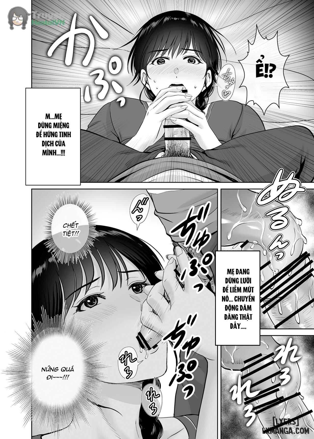 HentaiVN.net - Ảnh 41 - Kyonyuu Kaa-san ga Boku no Me mo Mae de 2 ~Bonyuu Mamire de Ikimakutta Hanashi~ - Oneshot