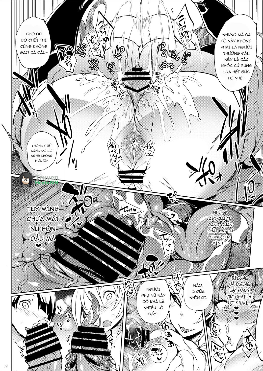 HentaiVN.net - Ảnh 13 - Sở thích ăn cặc của quái vật 3 đầu - oneshot