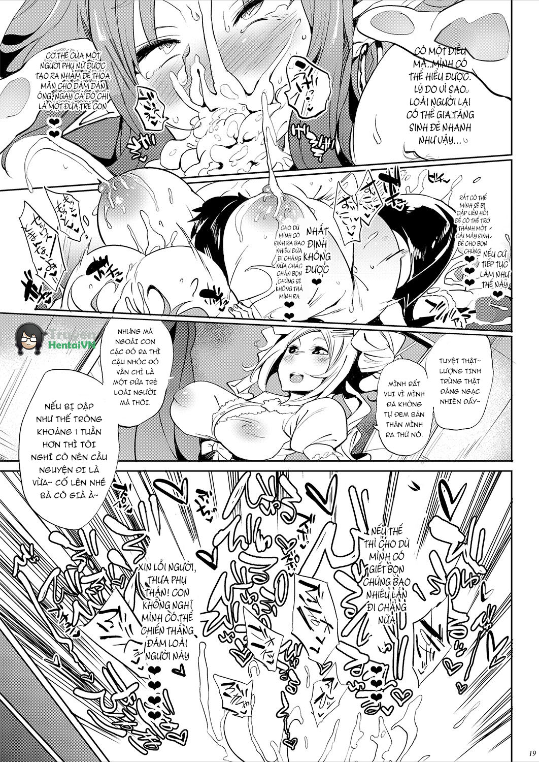 HentaiVN.net - Ảnh 18 - Sở thích ăn cặc của quái vật 3 đầu - oneshot