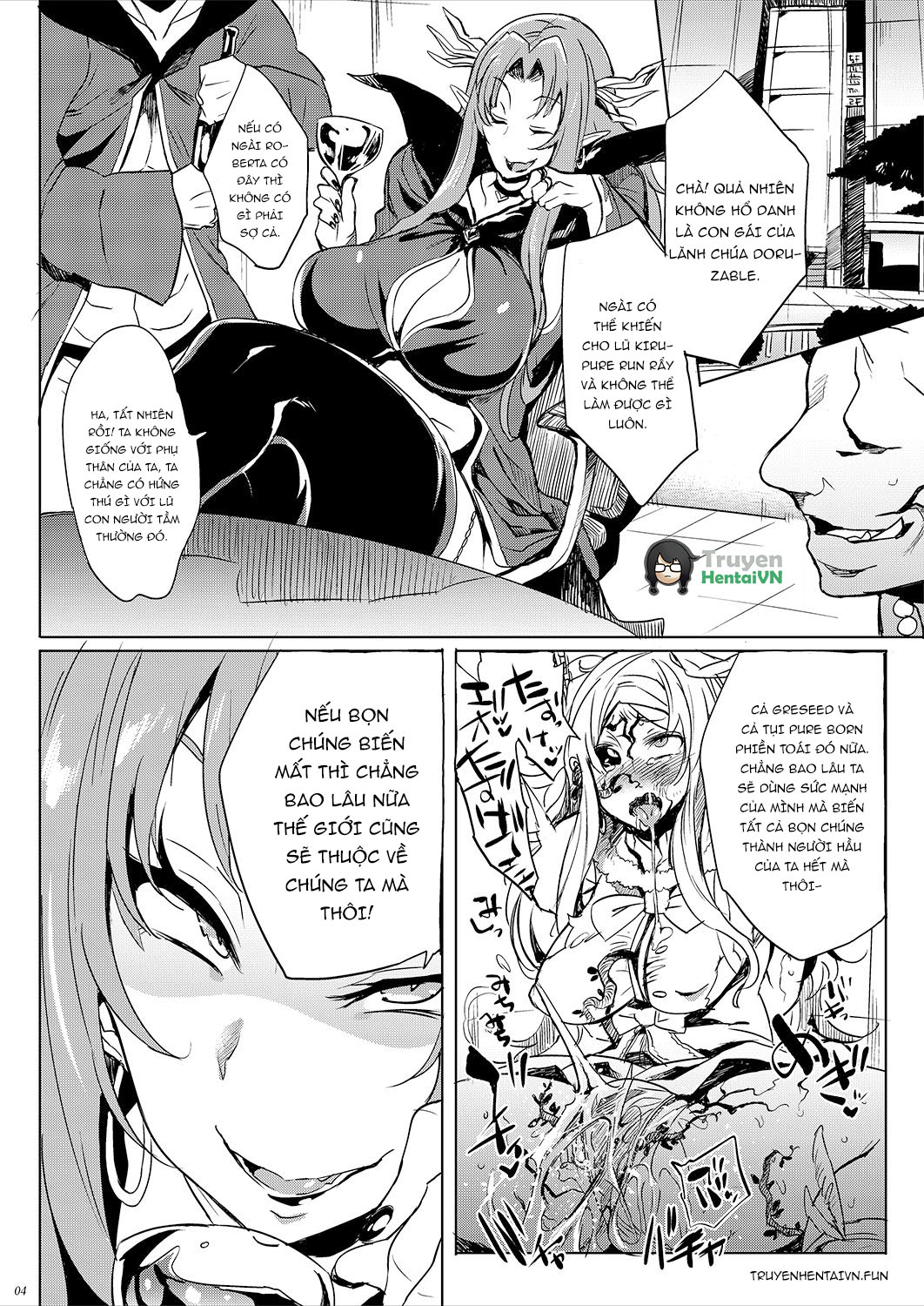 HentaiVN.net - Ảnh 3 - Sở thích ăn cặc của quái vật 3 đầu - oneshot