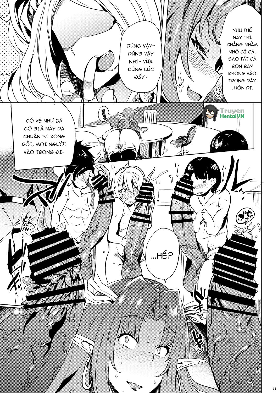 HentaiVN.net - Ảnh 10 - Sở thích ăn cặc của quái vật 3 đầu - oneshot