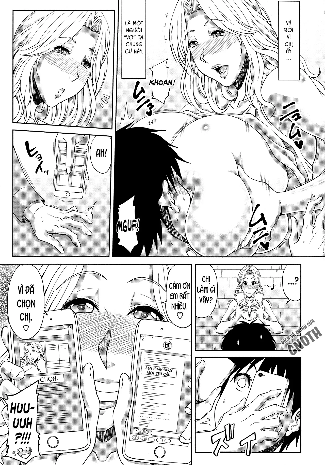 HentaiVN.net - Ảnh 6 - Haramase!~Tanetsuke sareru Hitozuma-tachi~ [Delizuma ~Danchizuma no Himitsu] - Chap 3 - Chung cư dâm dục (3)