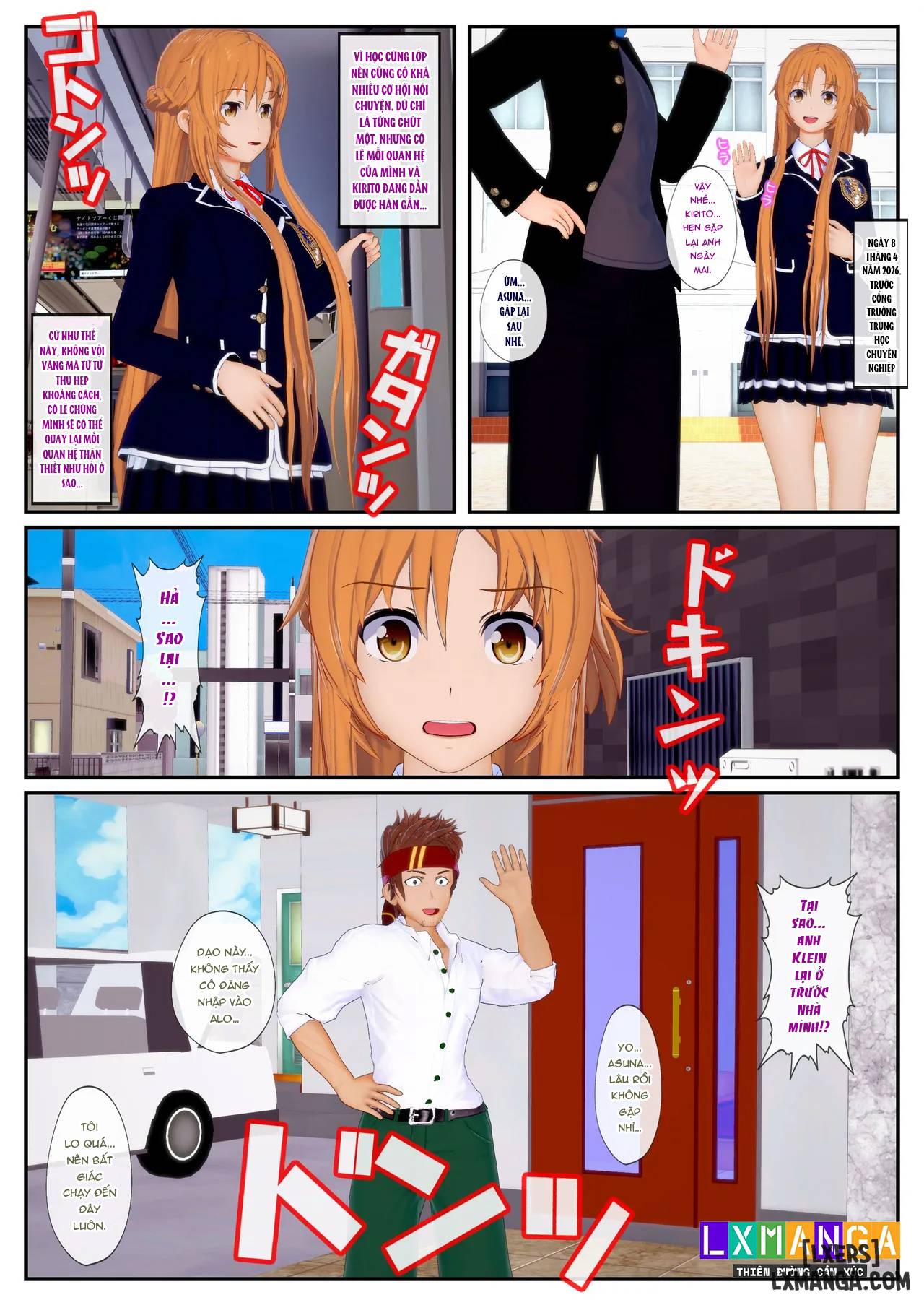 HentaiVN.net - Ảnh 4 - Stray Asuna's Occasion - Oneshot.