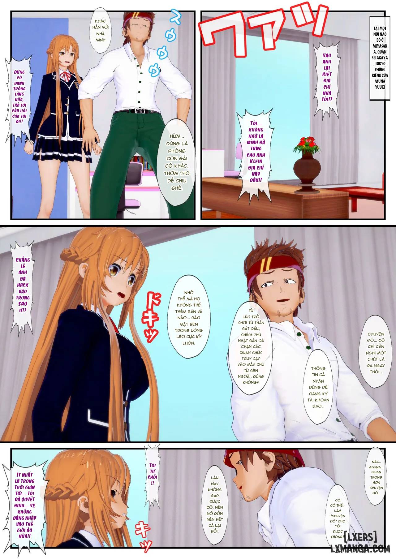 HentaiVN.net - Ảnh 5 - Stray Asuna's Occasion - Oneshot.