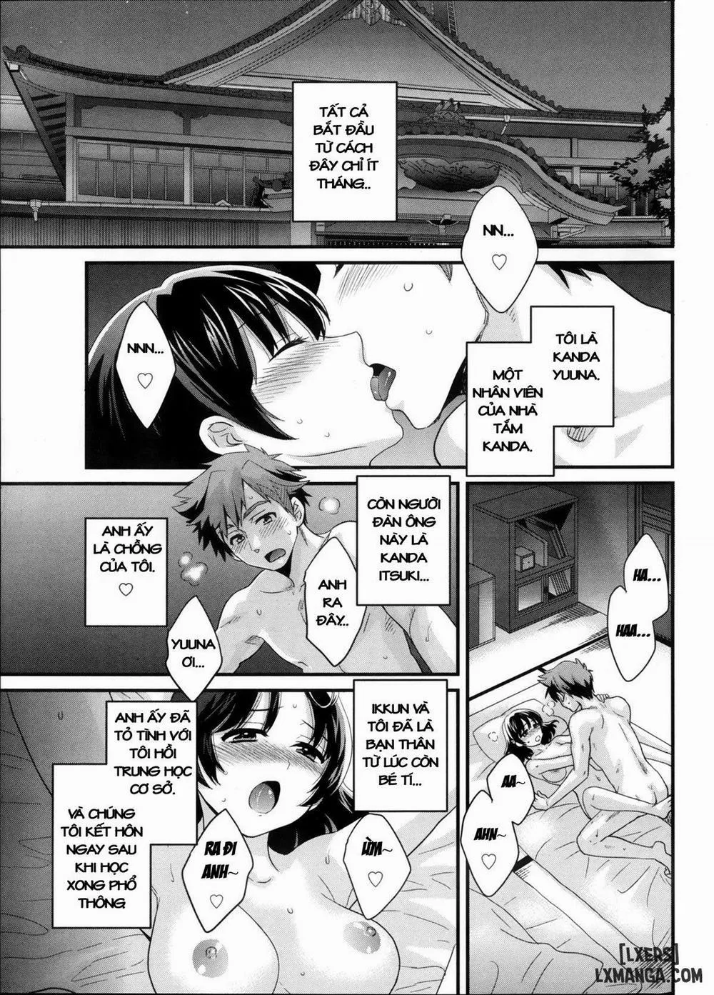HentaiVN.net - Ảnh 10 - Niizuma Osenaka Nagashimasu - Chương 1
