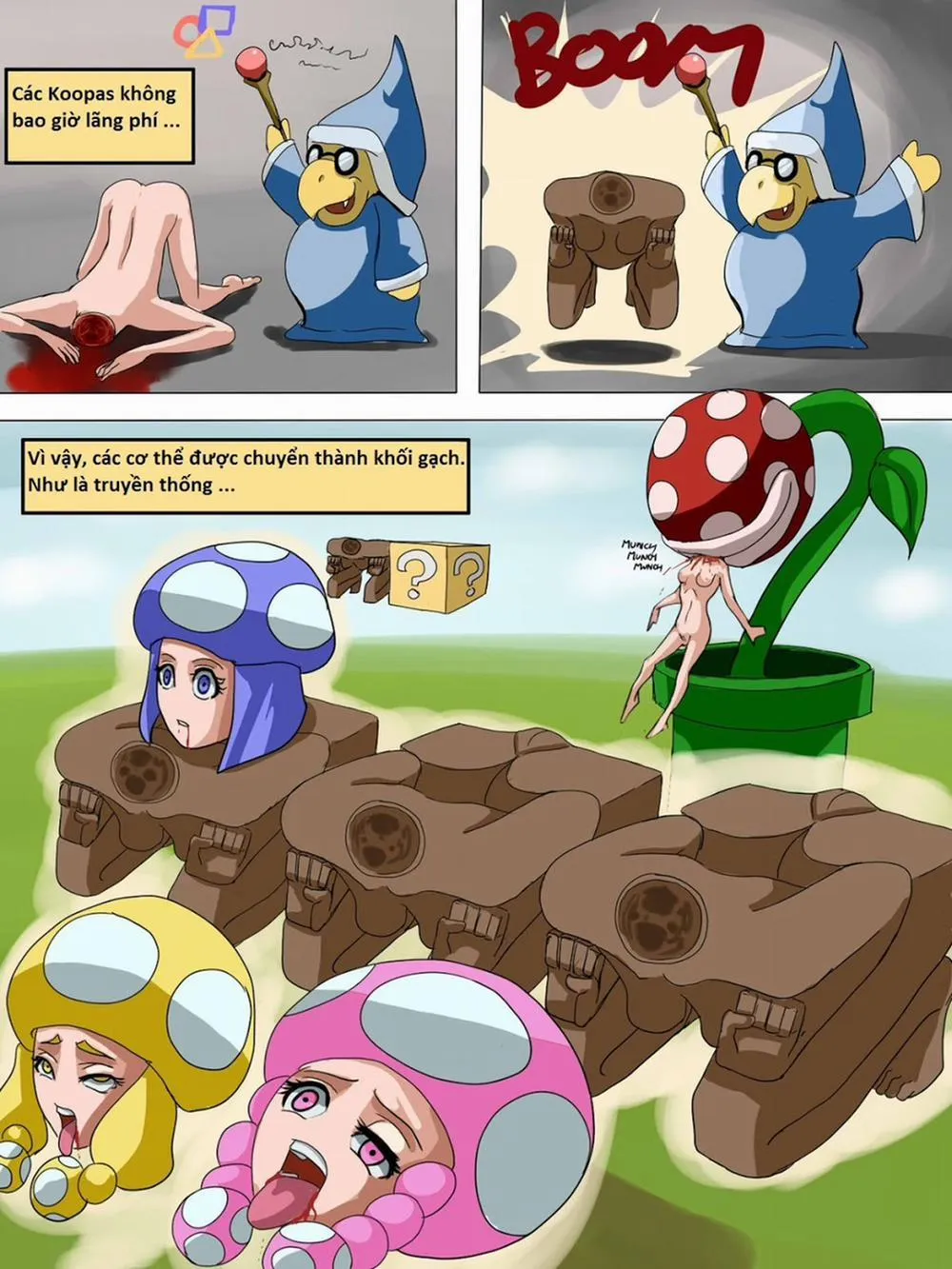 HentaiVN.net - Ảnh 7 - Mushed Shrooms Kingdom - Chương 1 Bắt đầu hành trình