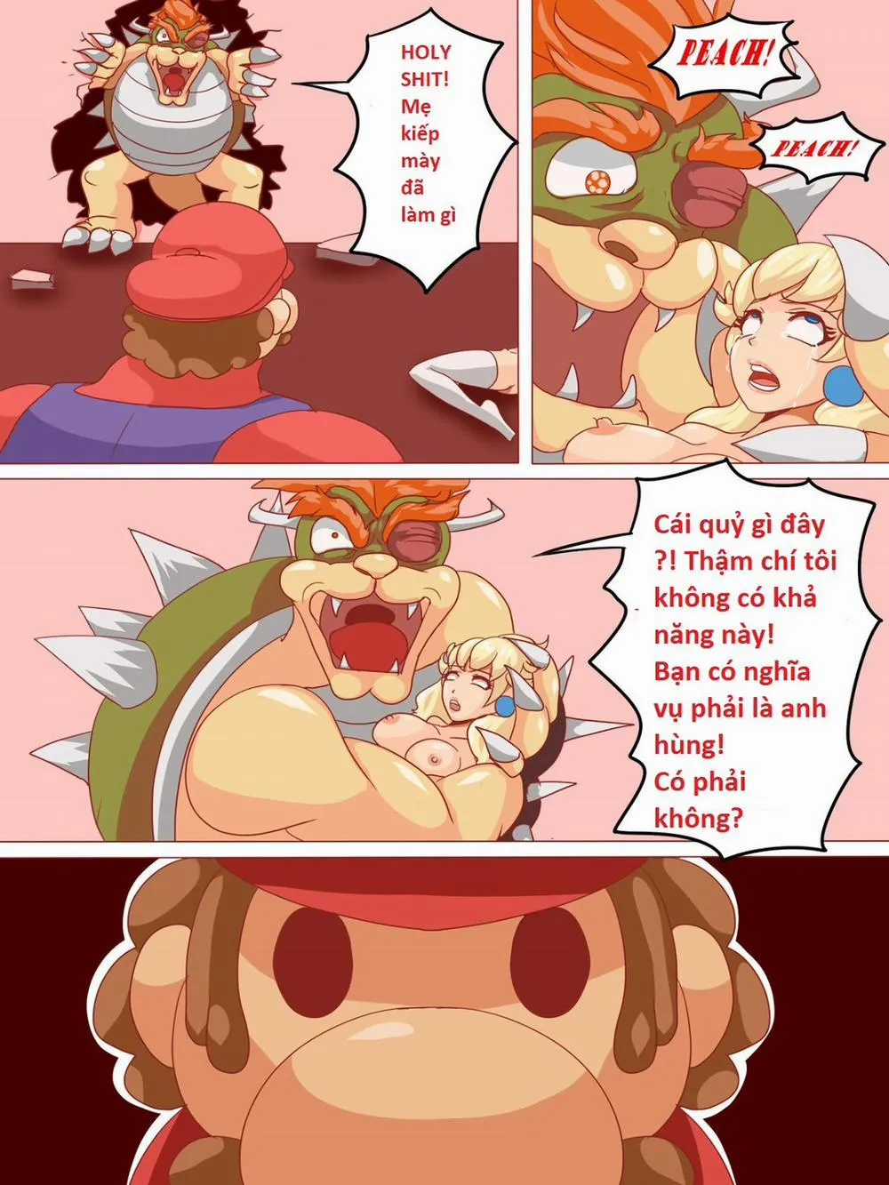 HentaiVN.net - Ảnh 19 - Mushed Shrooms Kingdom - Chương 3 Cứu Peach Và Kết thúc hành trình