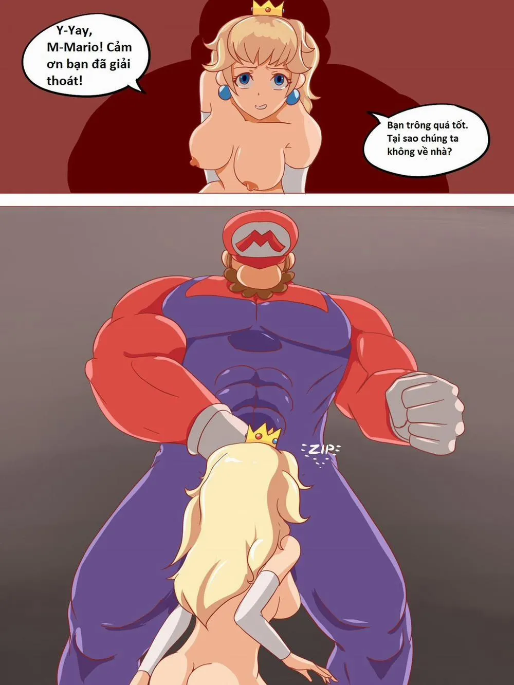 HentaiVN.net - Ảnh 9 - Mushed Shrooms Kingdom - Chương 3 Cứu Peach Và Kết thúc hành trình