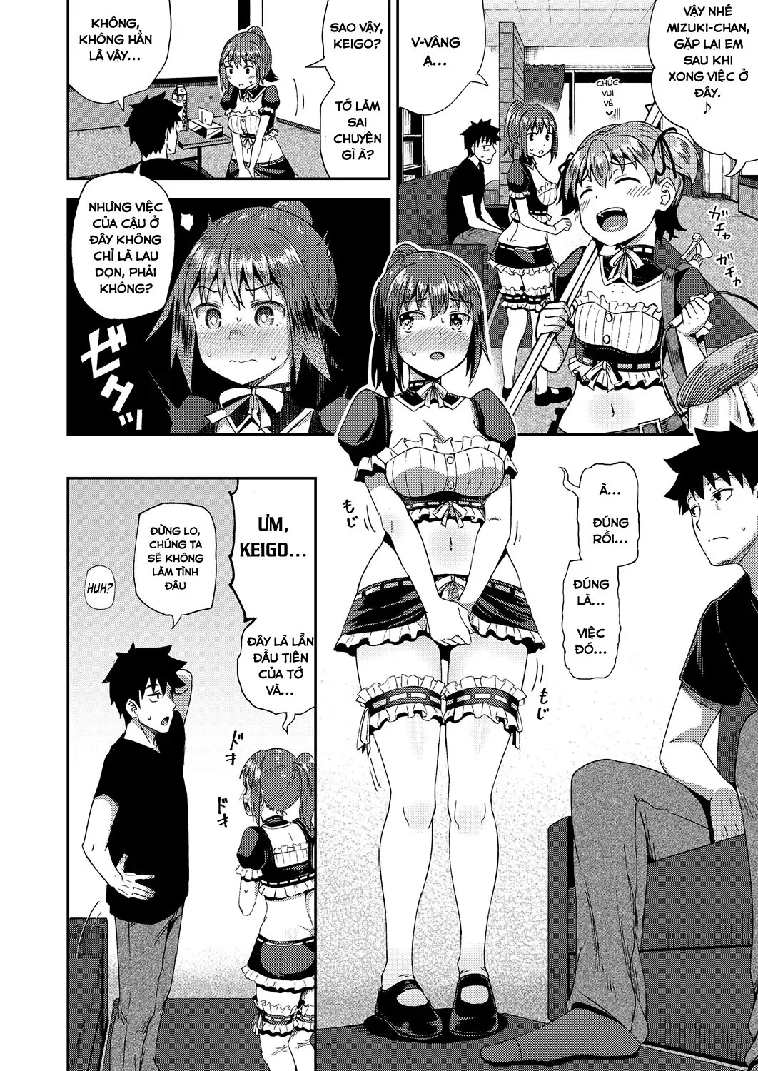 HentaiVN.net - Ảnh 10 - Cô bạn thuở nhỏ là hầu gái mồm lồn của tôi [Osananajimi Wa Ore No Senzoku Okuchi Maid; My Childhood Friend Is My Personal Mouth Maid] - Chap 1