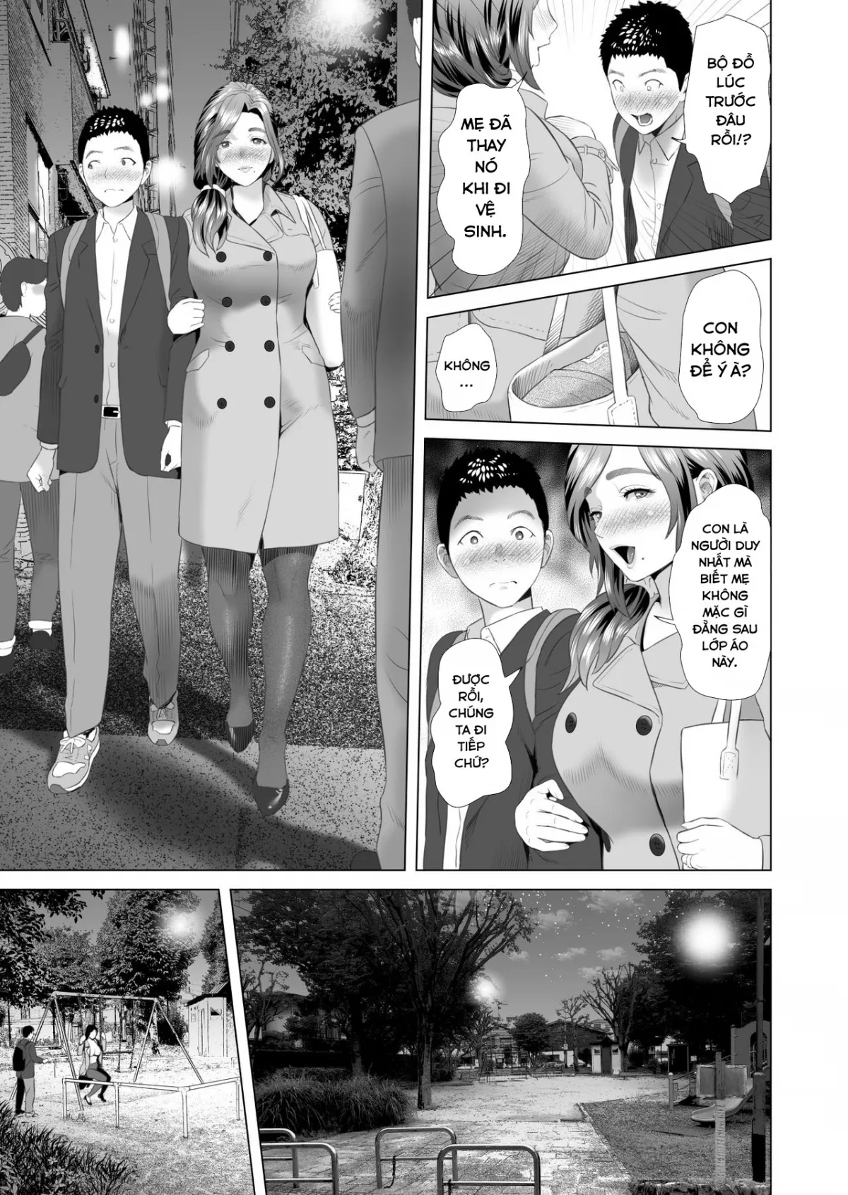 HentaiVN.net - Ảnh 15 - Kinjo Yuuwaku Musuko o Icha Love SEX Zuke ni Suru Haha Hen - Chap 1