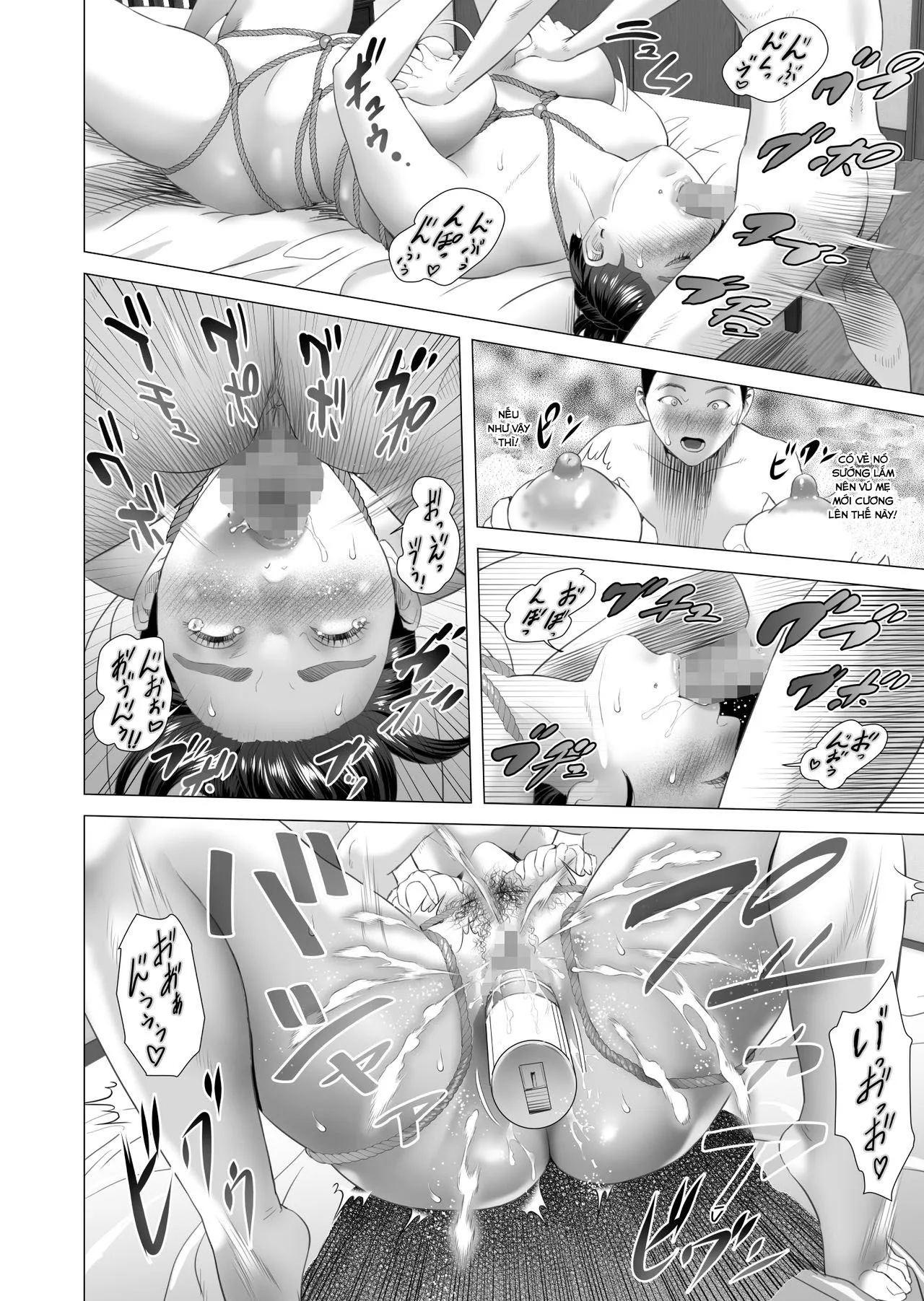 HentaiVN.net - Ảnh 3 - Kinjo Yuuwaku Musuko o Icha Love SEX Zuke ni Suru Haha Hen - Chap 3 [end]