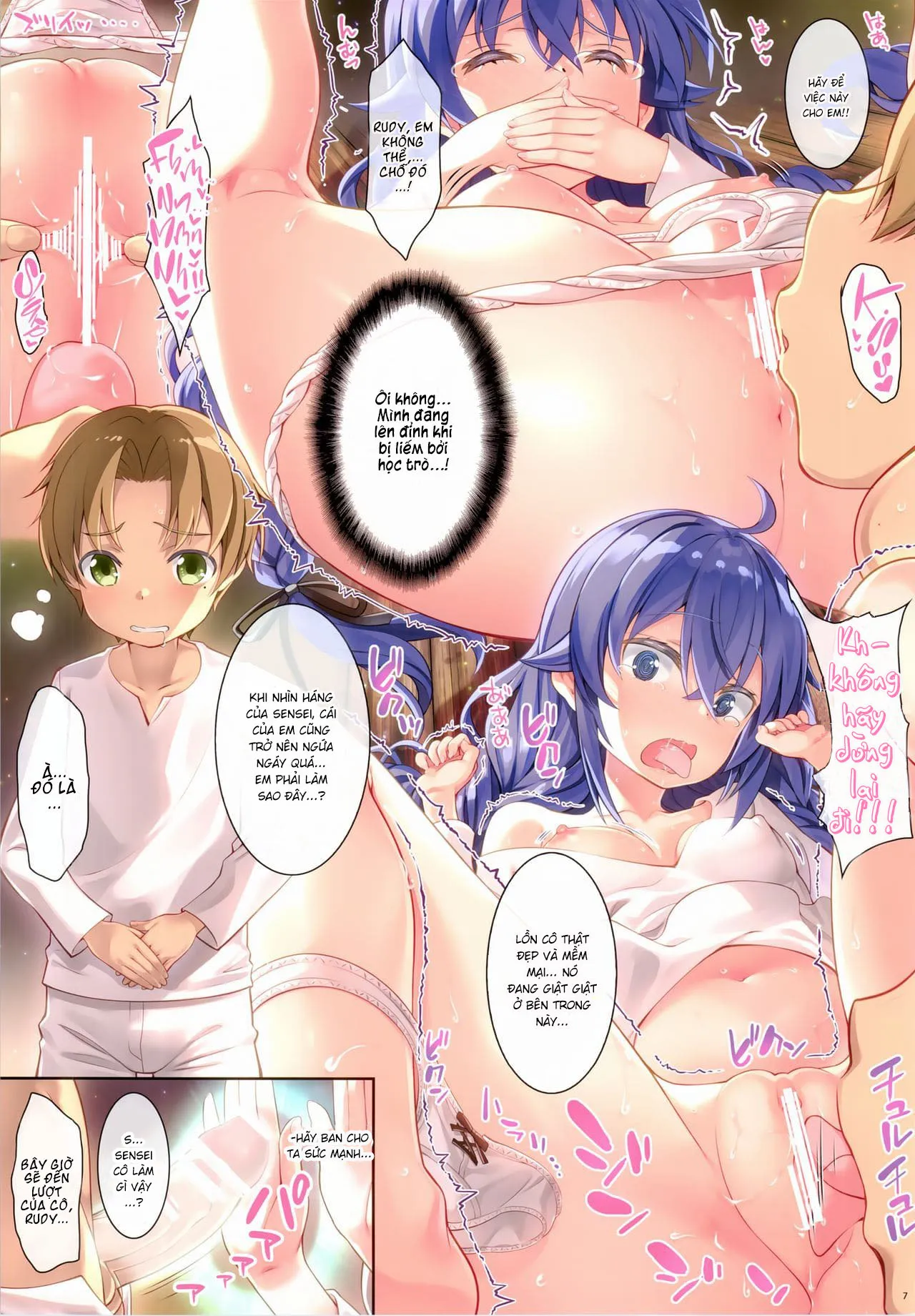 HentaiVN.net - Ảnh 5 - Goshintai wa Tebanasenai [Mushoku Tensei; Isekai Ittara Honki Dasu] - Chap 1: Roxy