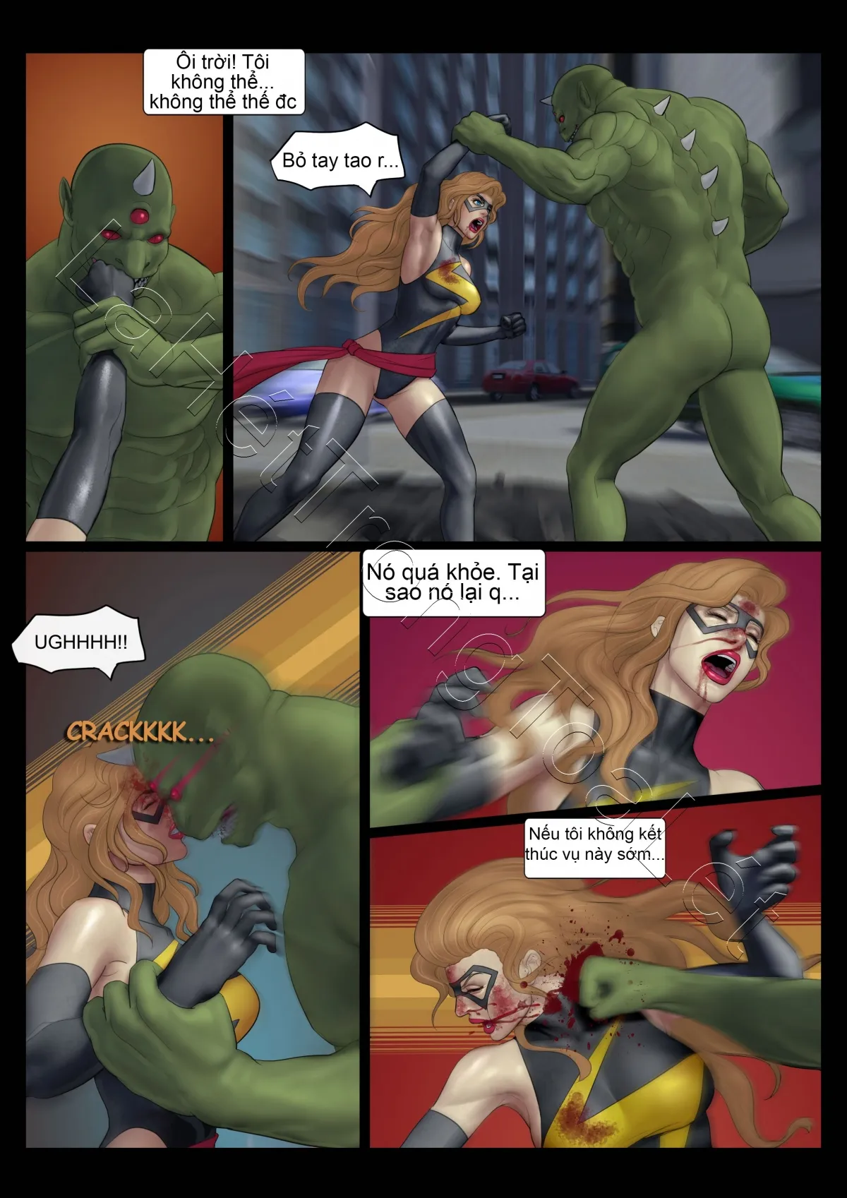 HentaiVN.net - Ảnh 13 - Ác mộng của các Avenger (GURO) [Avengers' Nightmare] - Ngày tàn của Ms. Marvel (tập 1)