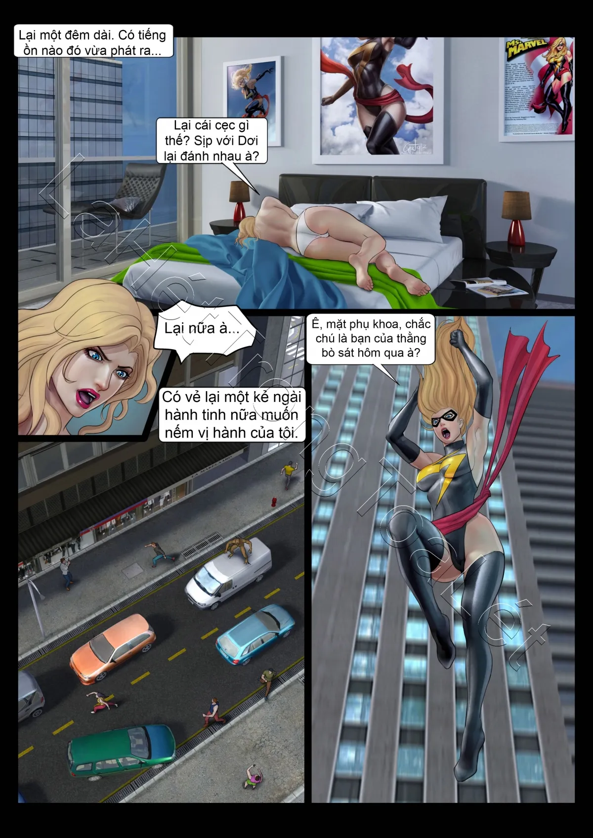 HentaiVN.net - Ảnh 4 - Ác mộng của các Avenger (GURO) [Avengers' Nightmare] - Ngày tàn của Ms. Marvel (tập 1)