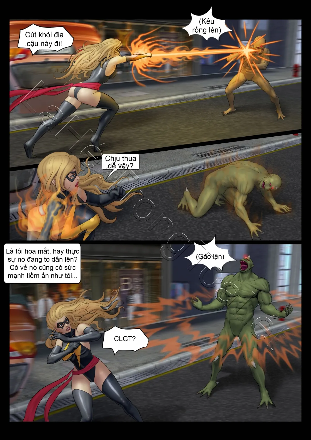 HentaiVN.net - Ảnh 6 - Ác mộng của các Avenger (GURO) [Avengers' Nightmare] - Ngày tàn của Ms. Marvel (tập 1)