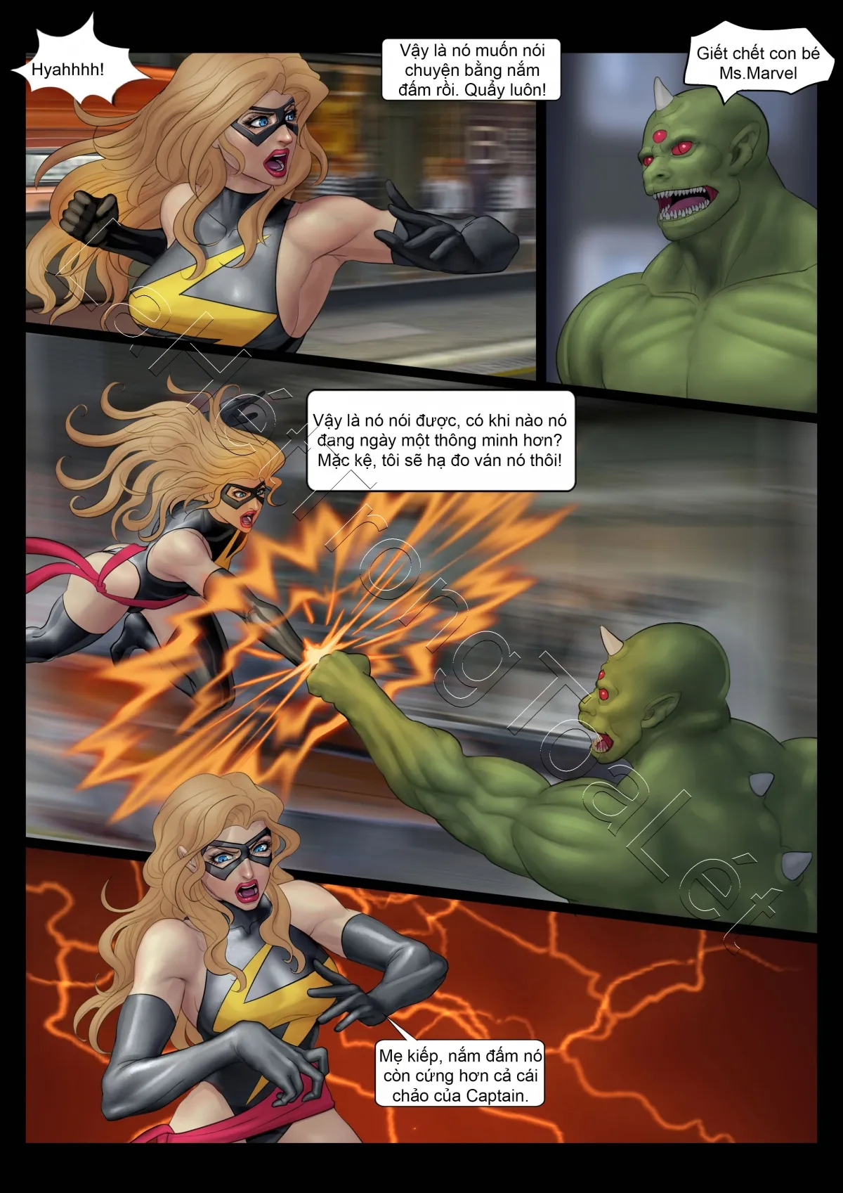 HentaiVN.net - Ảnh 7 - Ác mộng của các Avenger (GURO) [Avengers' Nightmare] - Ngày tàn của Ms. Marvel (tập 1)