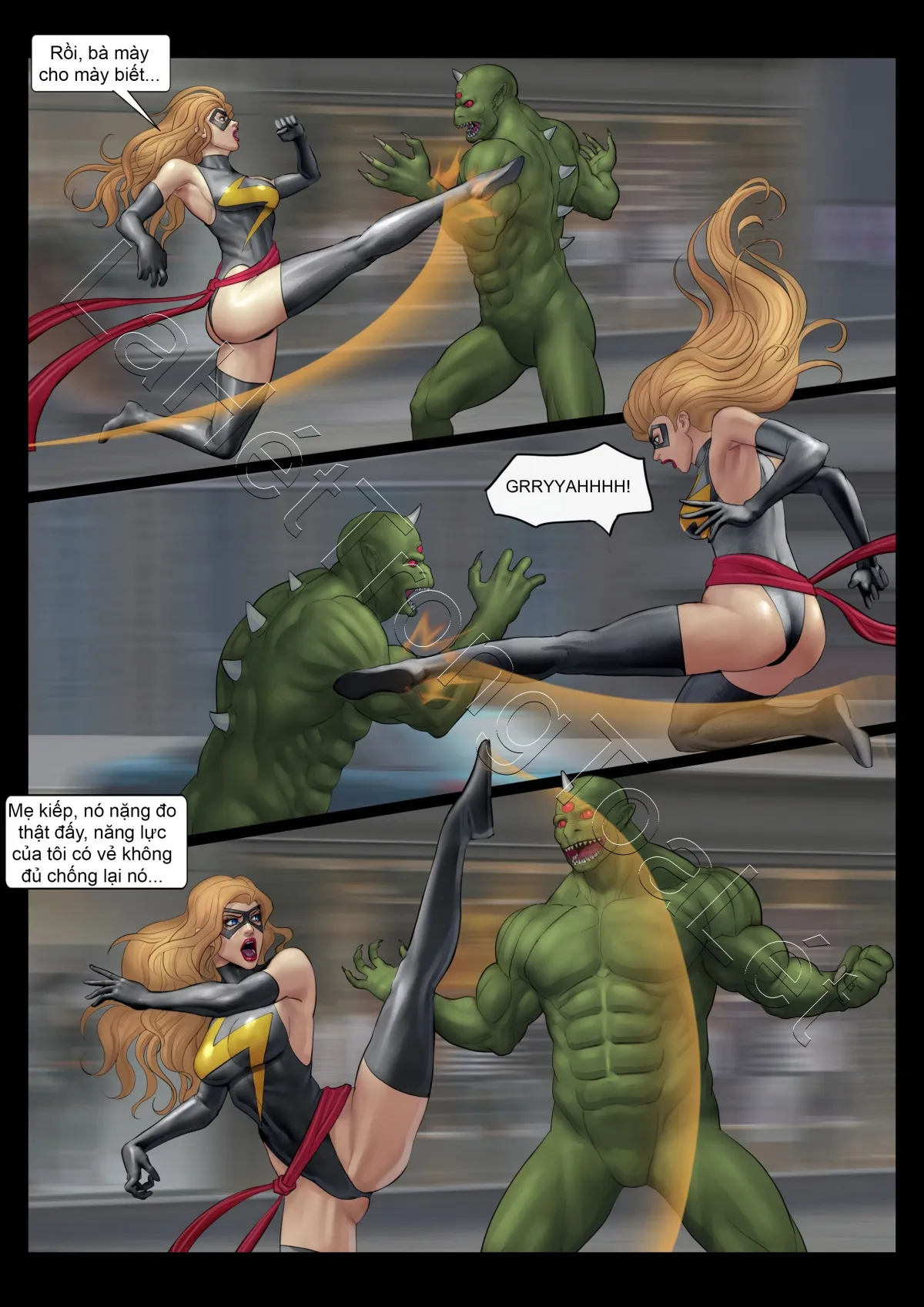 HentaiVN.net - Ảnh 8 - Ác mộng của các Avenger (GURO) [Avengers' Nightmare] - Ngày tàn của Ms. Marvel (tập 1)