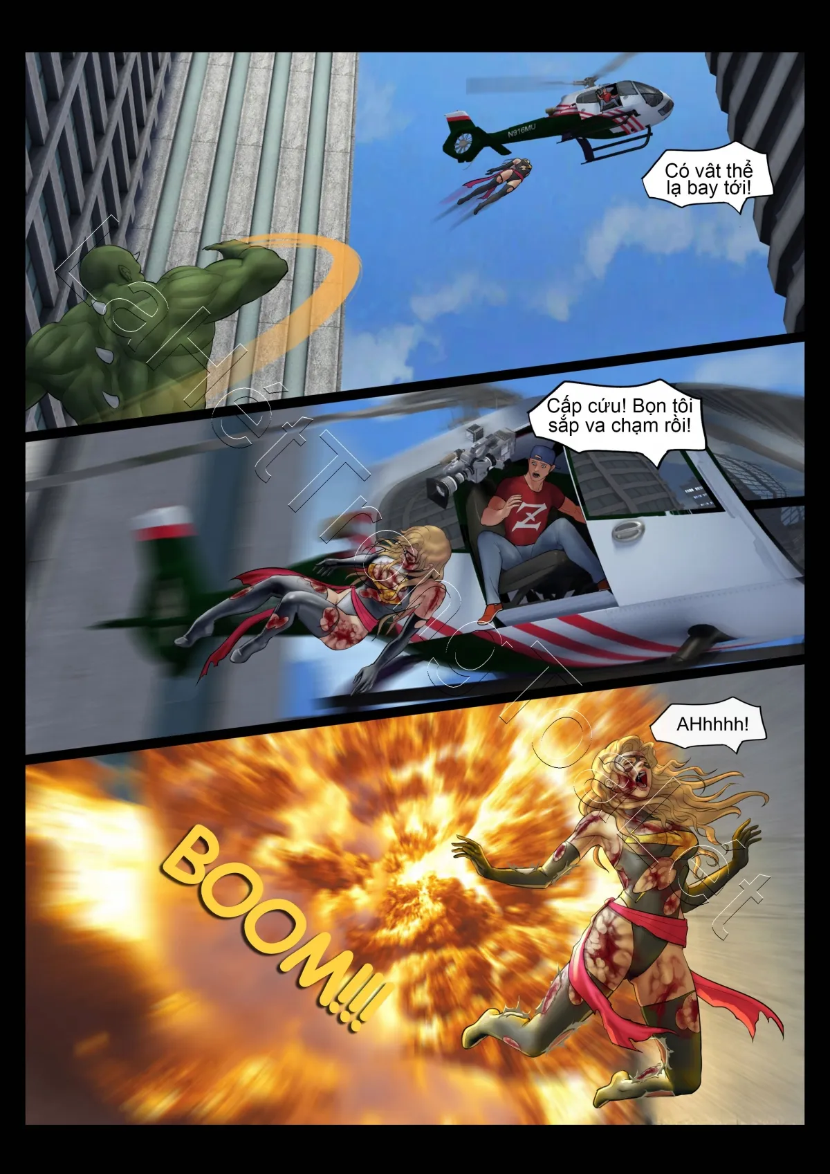 HentaiVN.net - Ảnh 11 - Ác mộng của các Avenger (GURO) [Avengers' Nightmare] - Ngày tàn của Ms. Marvel (tập 2)