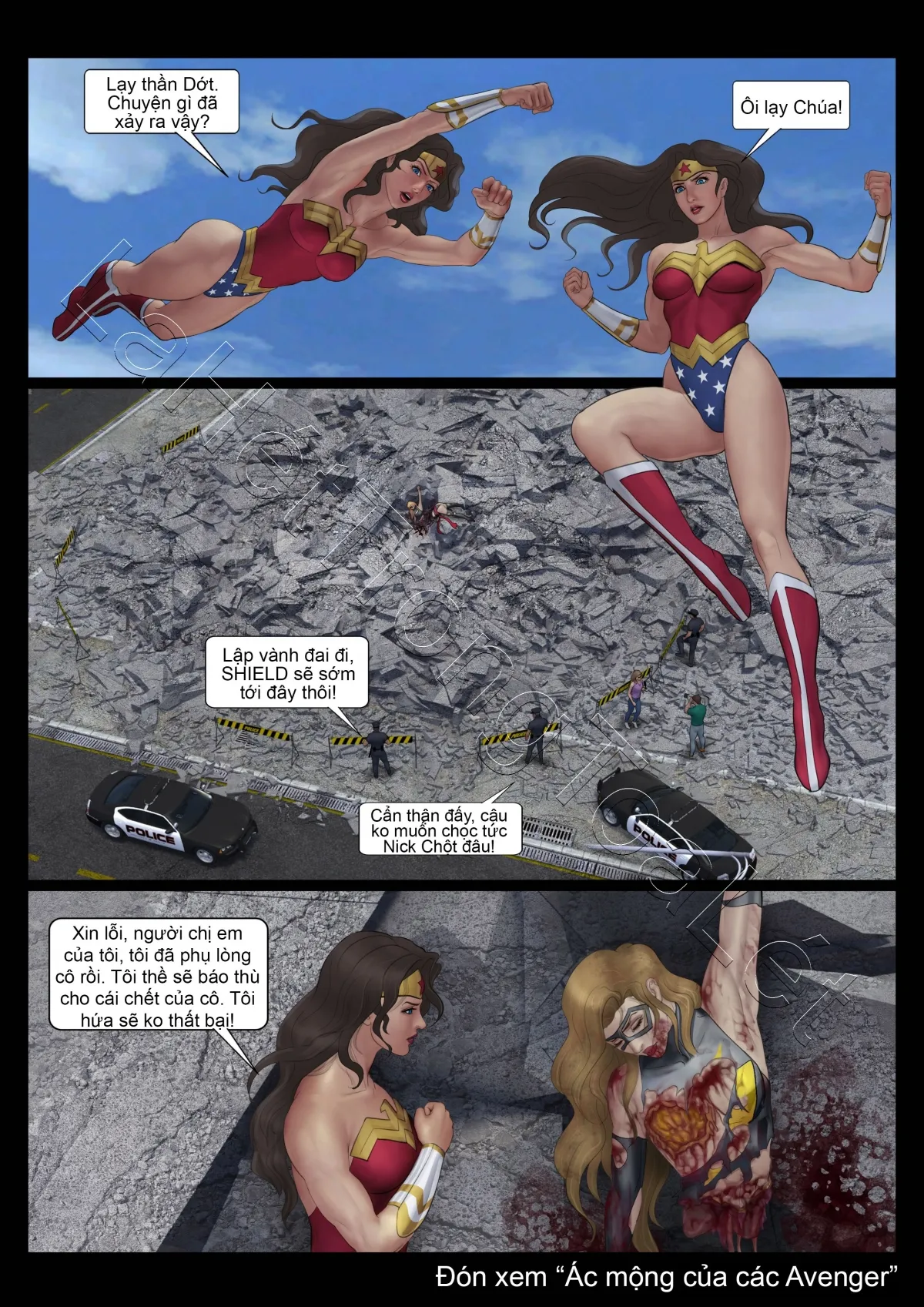 HentaiVN.net - Ảnh 13 - Ác mộng của các Avenger (GURO) [Avengers' Nightmare] - Ngày tàn của Ms. Marvel (tập 3)