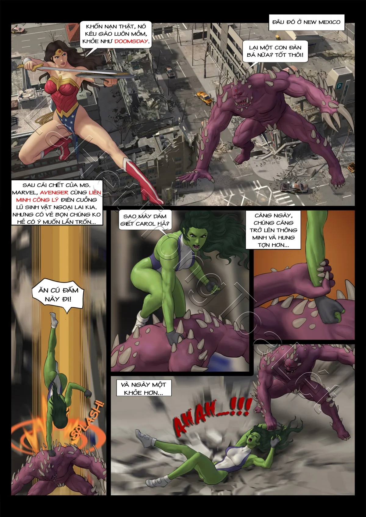 HentaiVN.net - Ảnh 3 - Ác mộng của các Avenger (GURO) [Avengers' Nightmare] - Ác mộng của các Avenger phần 1 (tập 1)