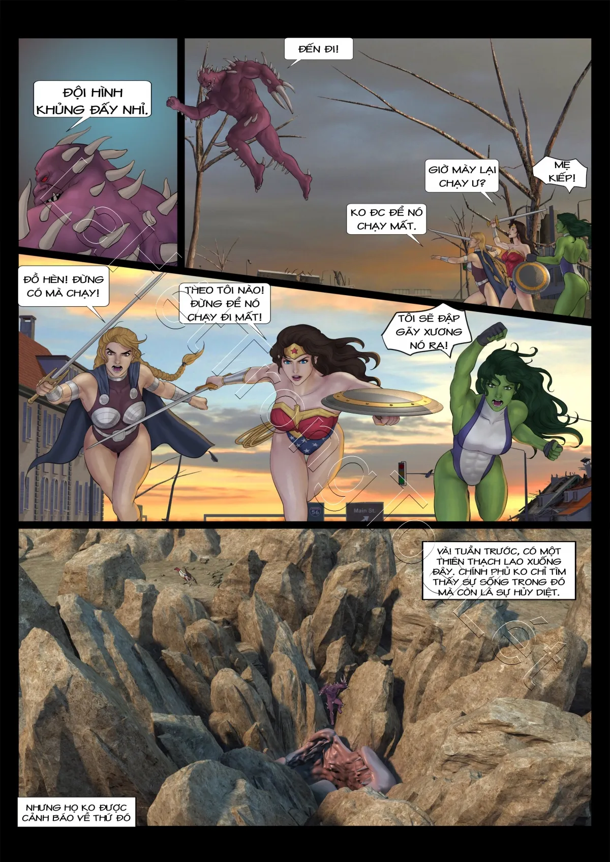 HentaiVN.net - Ảnh 5 - Ác mộng của các Avenger (GURO) [Avengers' Nightmare] - Ác mộng của các Avenger phần 1 (tập 1)
