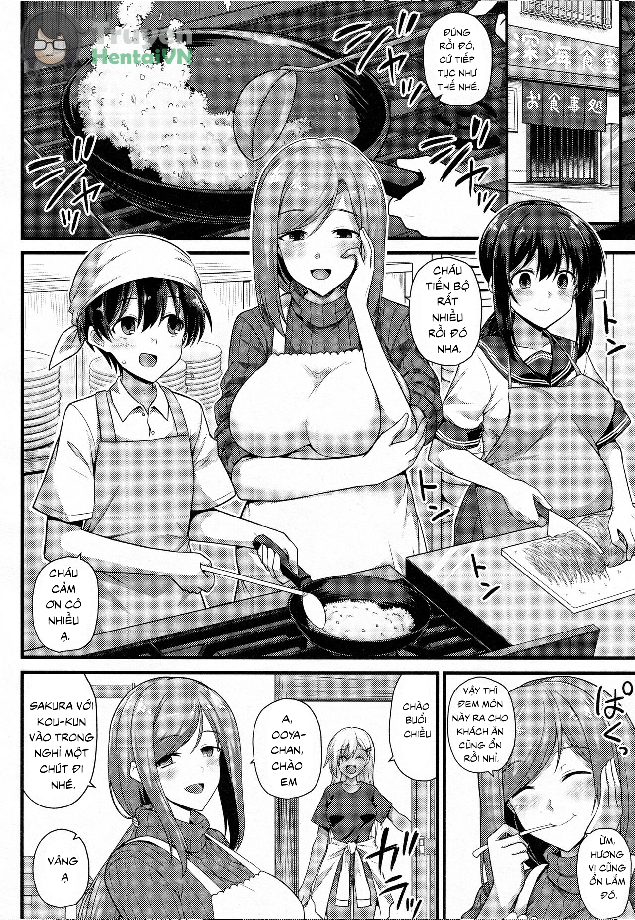 HentaiVN.net - Ảnh 7 - Sakura-chan-chi no Oyakodon 2-haime! - Oneshot