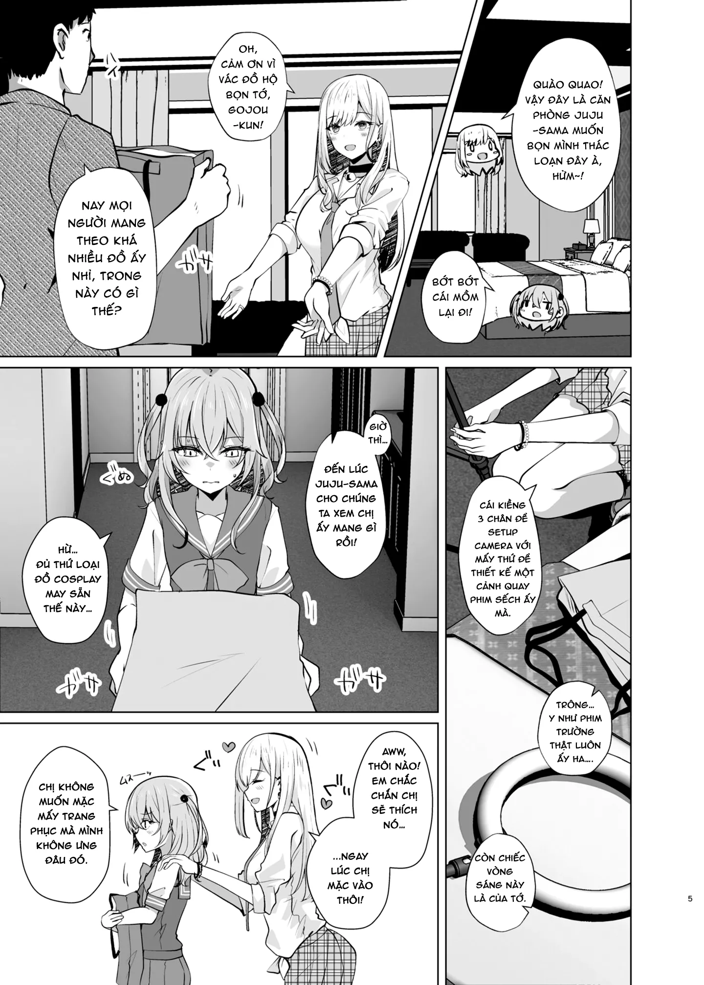 HentaiVN.net - Ảnh 5 - Fucking Two Cosplayers For Free - Chap 2: Quay phim heo cùng 2 cô nàng cosplayer ngọt nước