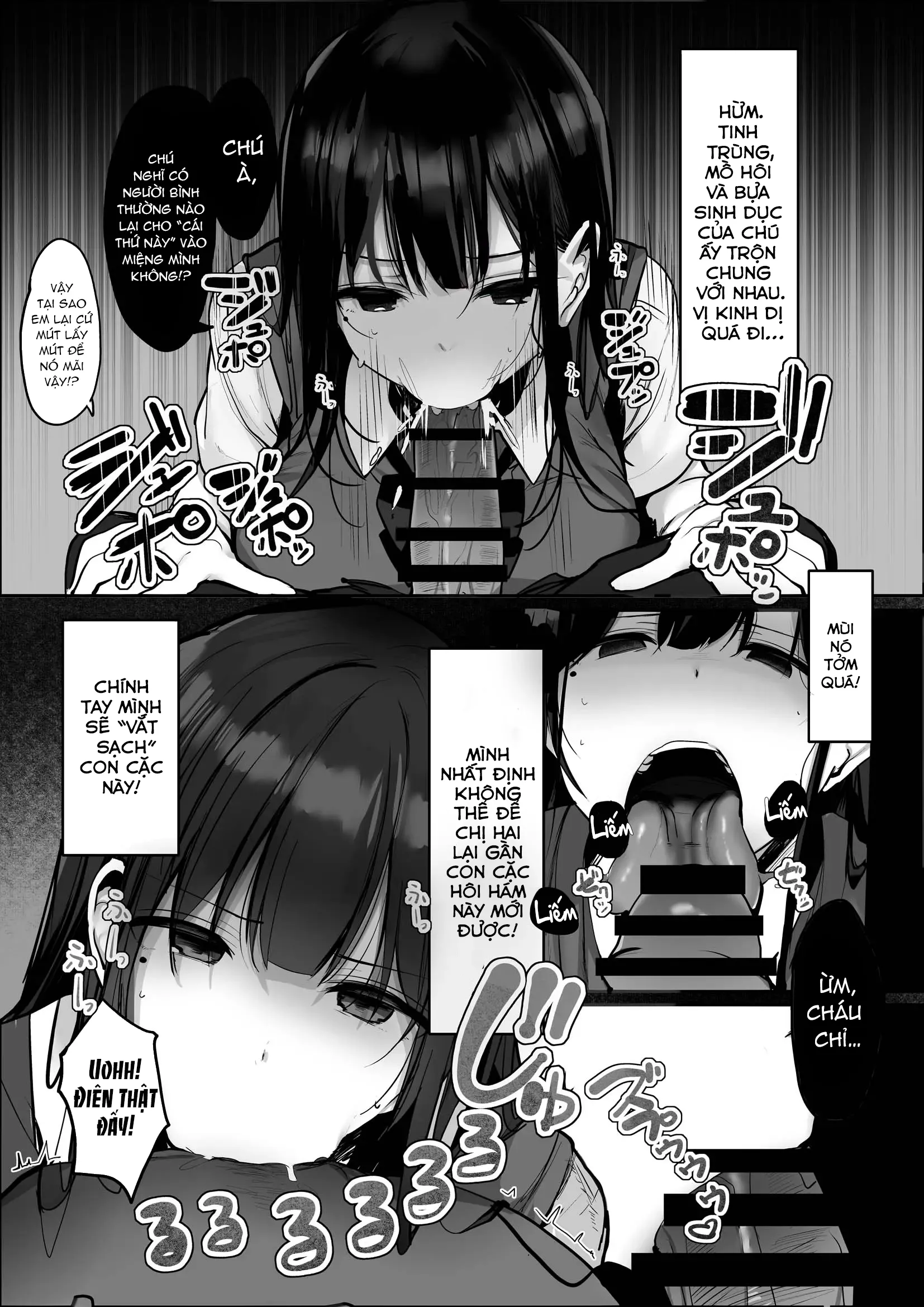 HentaiVN.net - Ảnh 16 - Cháu đã bảo đừng mà ông chú - oneshot