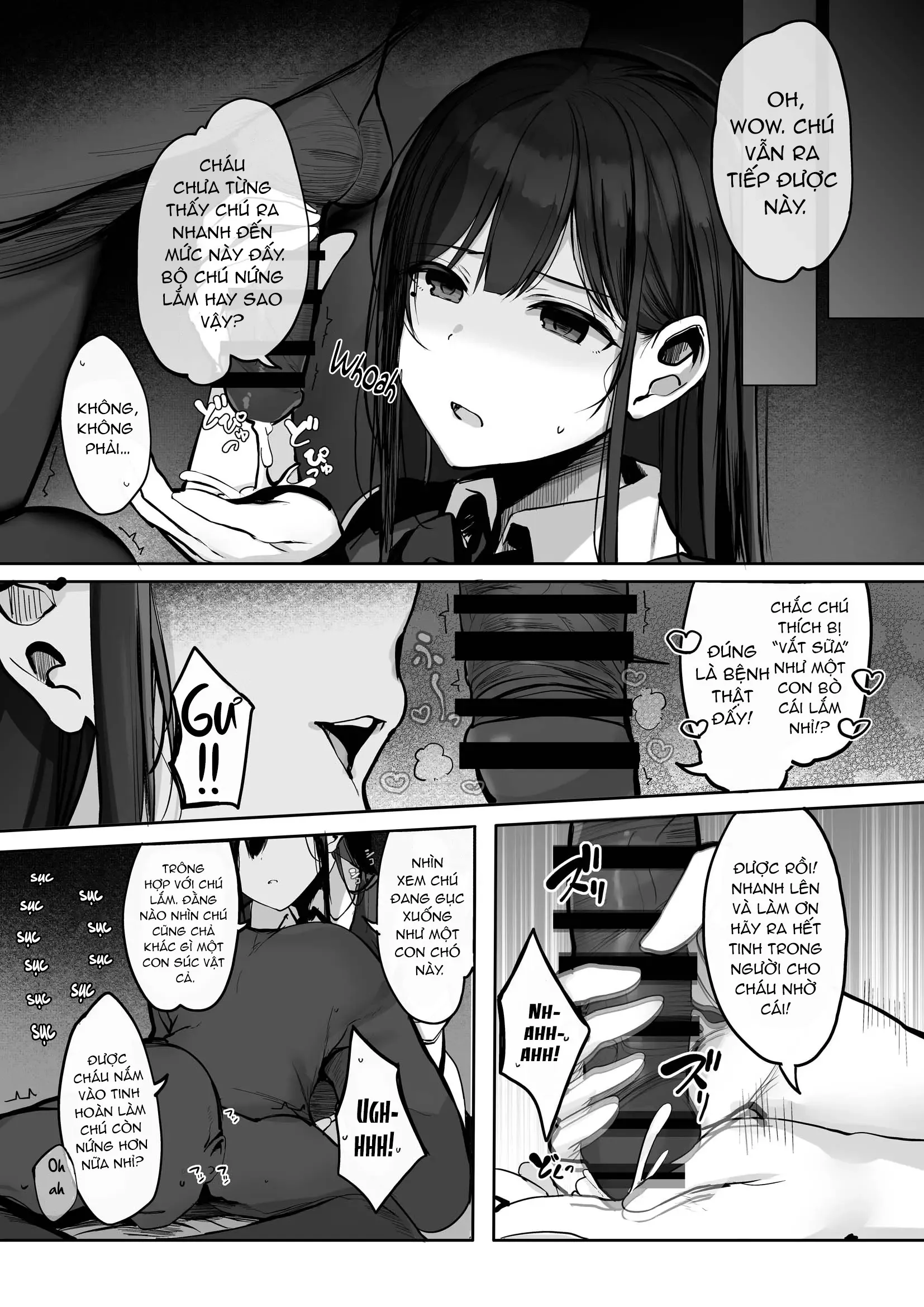 HentaiVN.net - Ảnh 19 - Cháu đã bảo đừng mà ông chú - oneshot