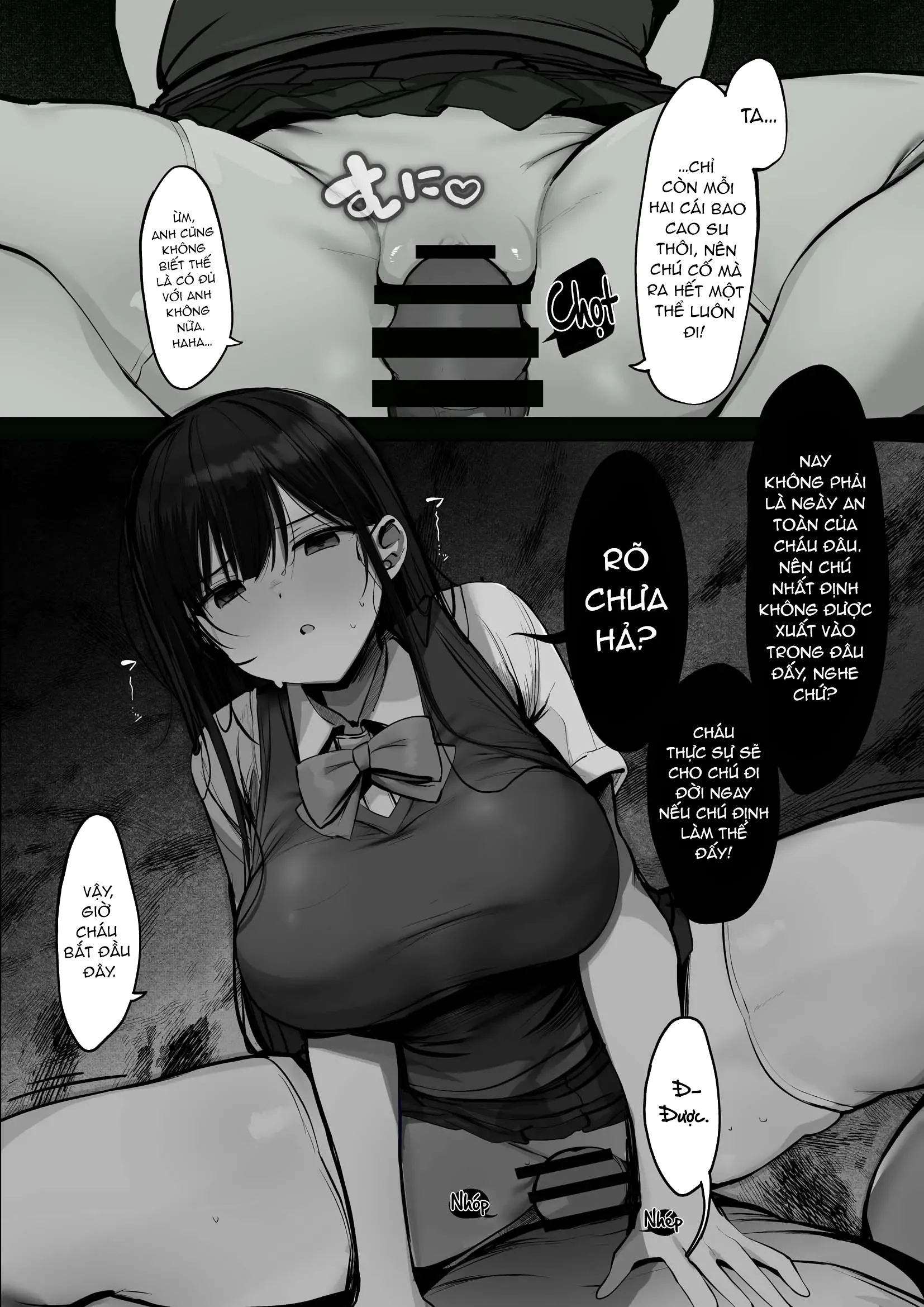 HentaiVN.net - Ảnh 23 - Cháu đã bảo đừng mà ông chú - oneshot