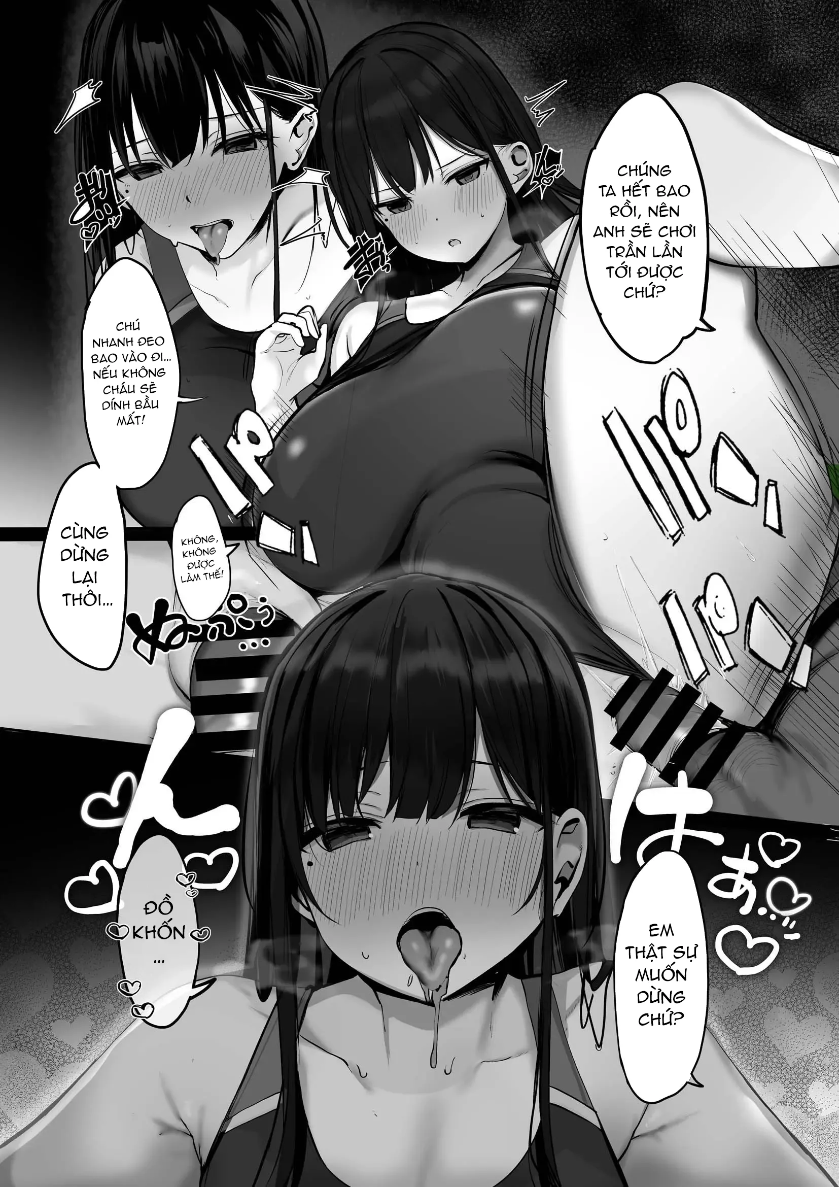 HentaiVN.net - Ảnh 44 - Cháu đã bảo đừng mà ông chú - oneshot