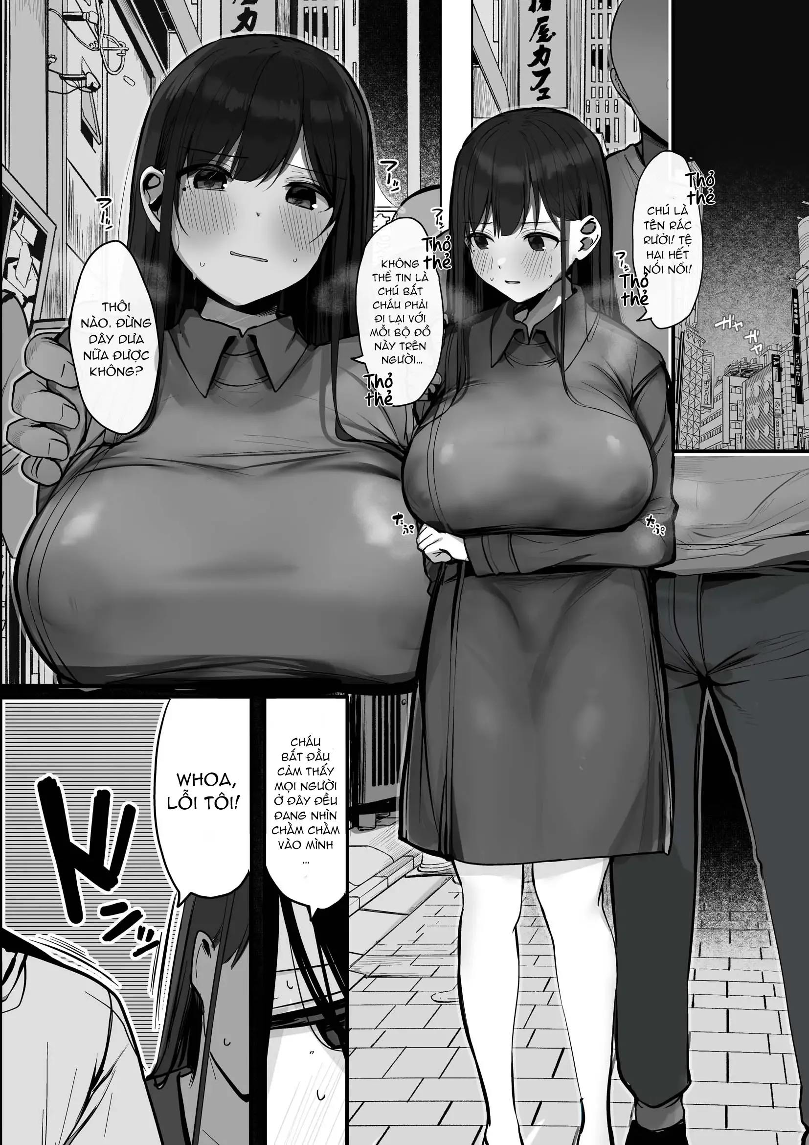 HentaiVN.net - Ảnh 46 - Cháu đã bảo đừng mà ông chú - oneshot