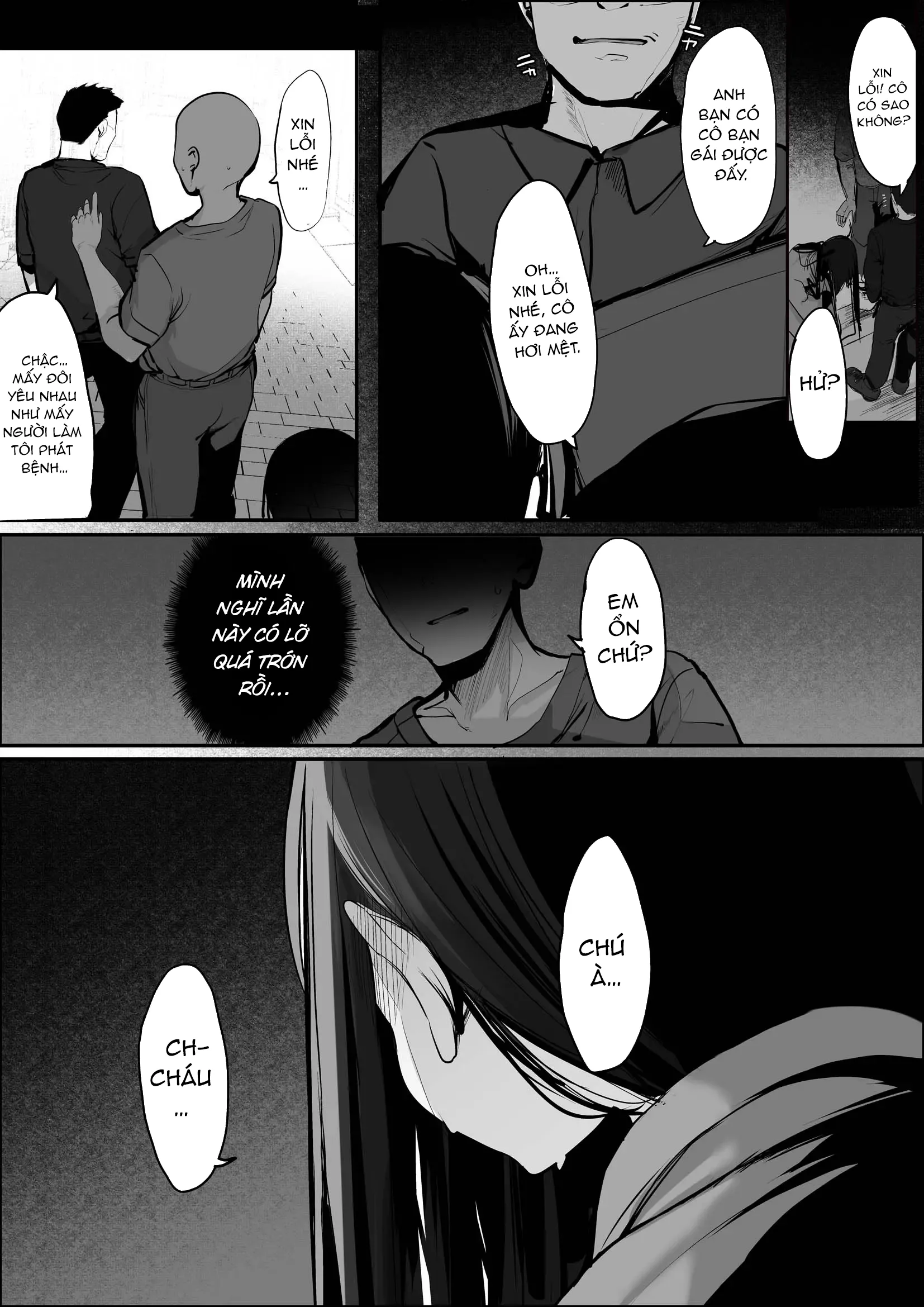 HentaiVN.net - Ảnh 47 - Cháu đã bảo đừng mà ông chú - oneshot